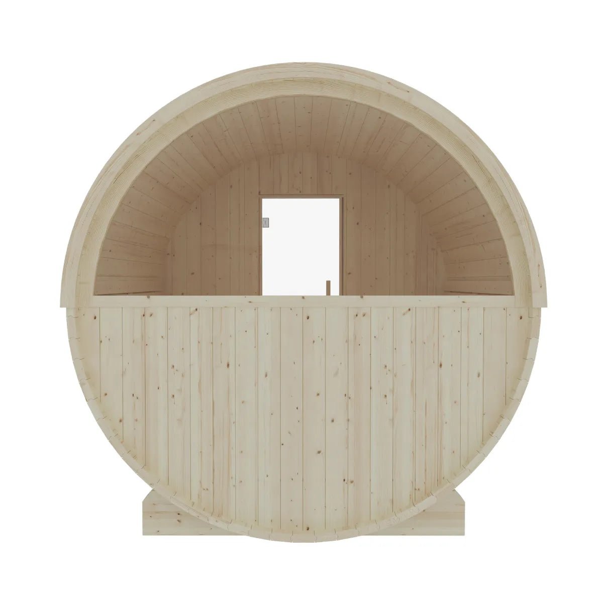 Helsinki Finnish Barrel Sauna with Terrace and WiFi Heater - Finnish Sauna Builders - The Vitality Estate