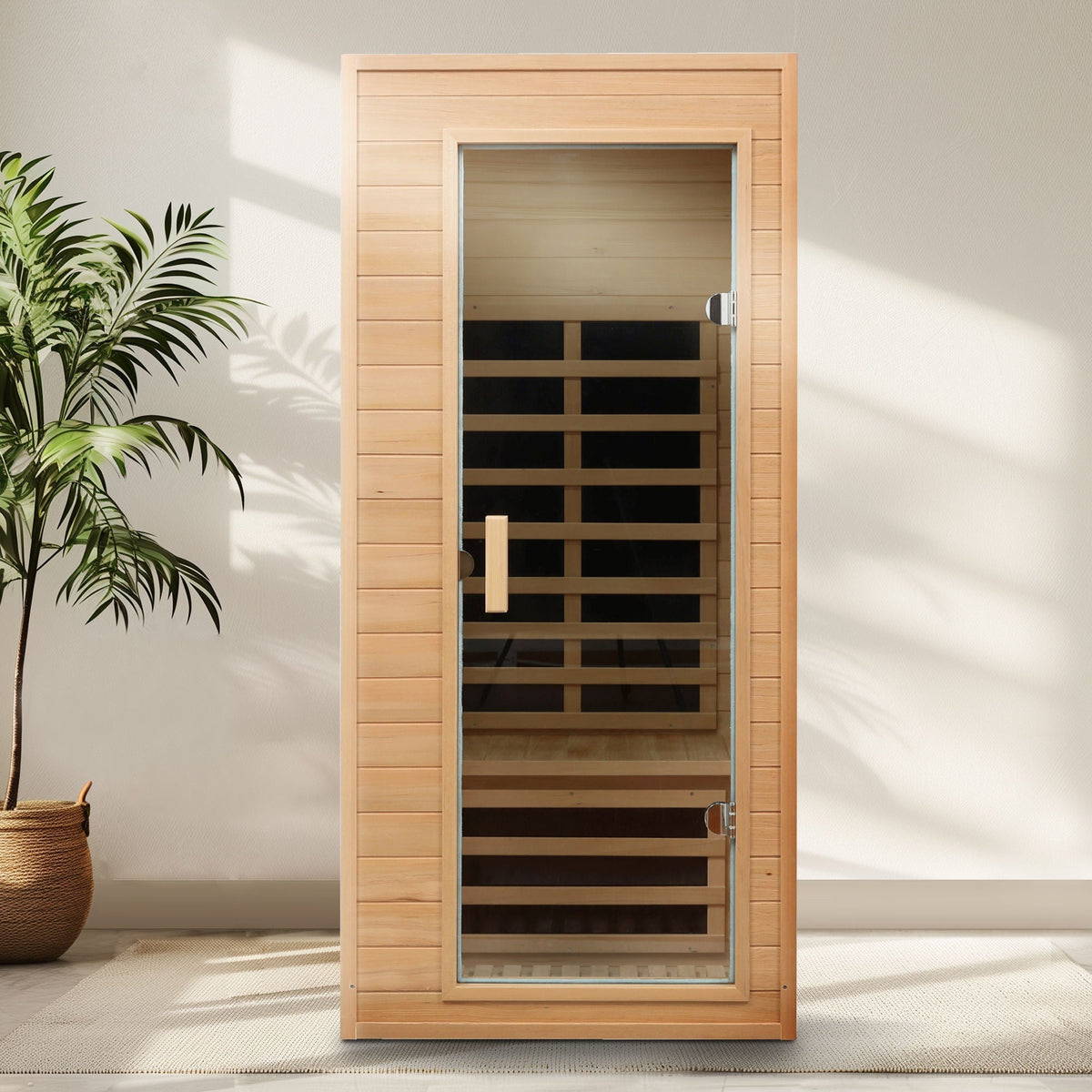 Hemlock Far Infrared Roof Embedded Indoor Sauna Room - The Vitality Estate