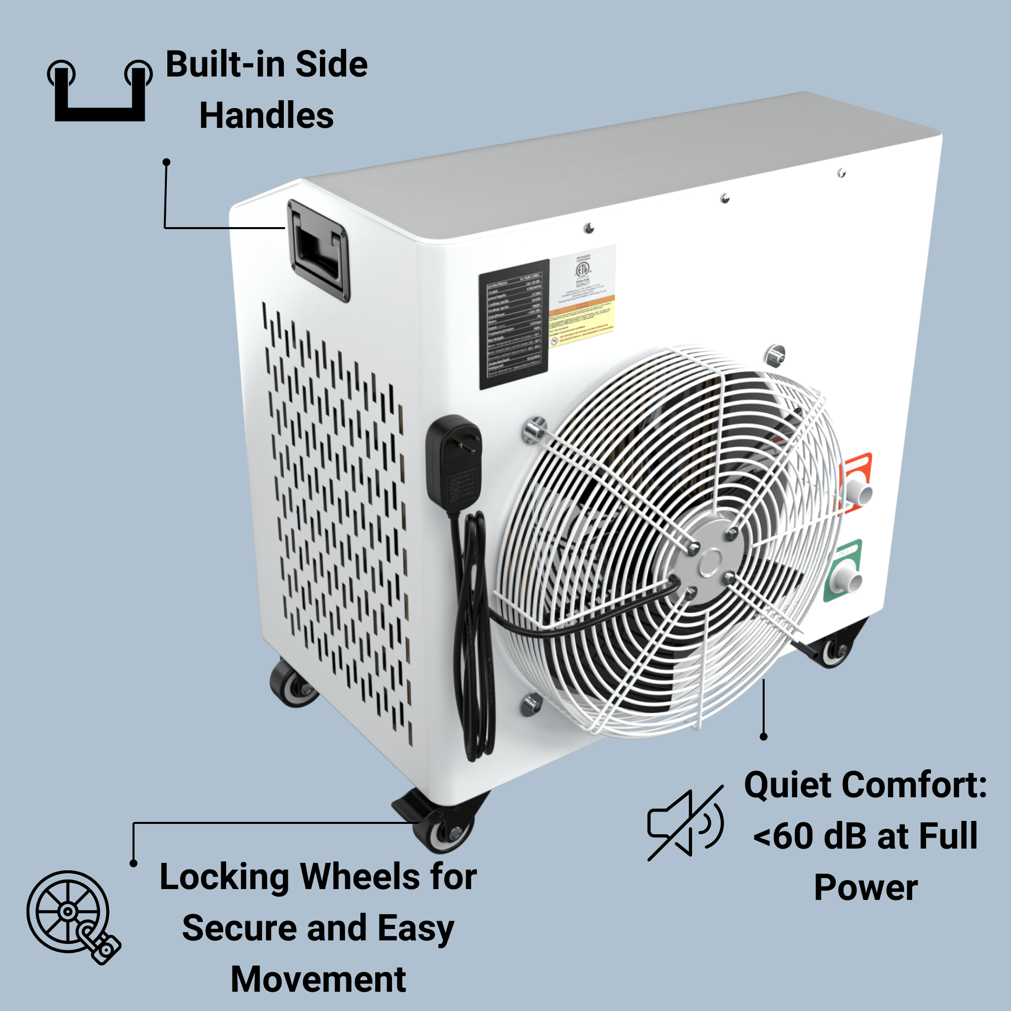 Icebound Pro - 1HP Cold Plunge Chiller - The Vitality Estate