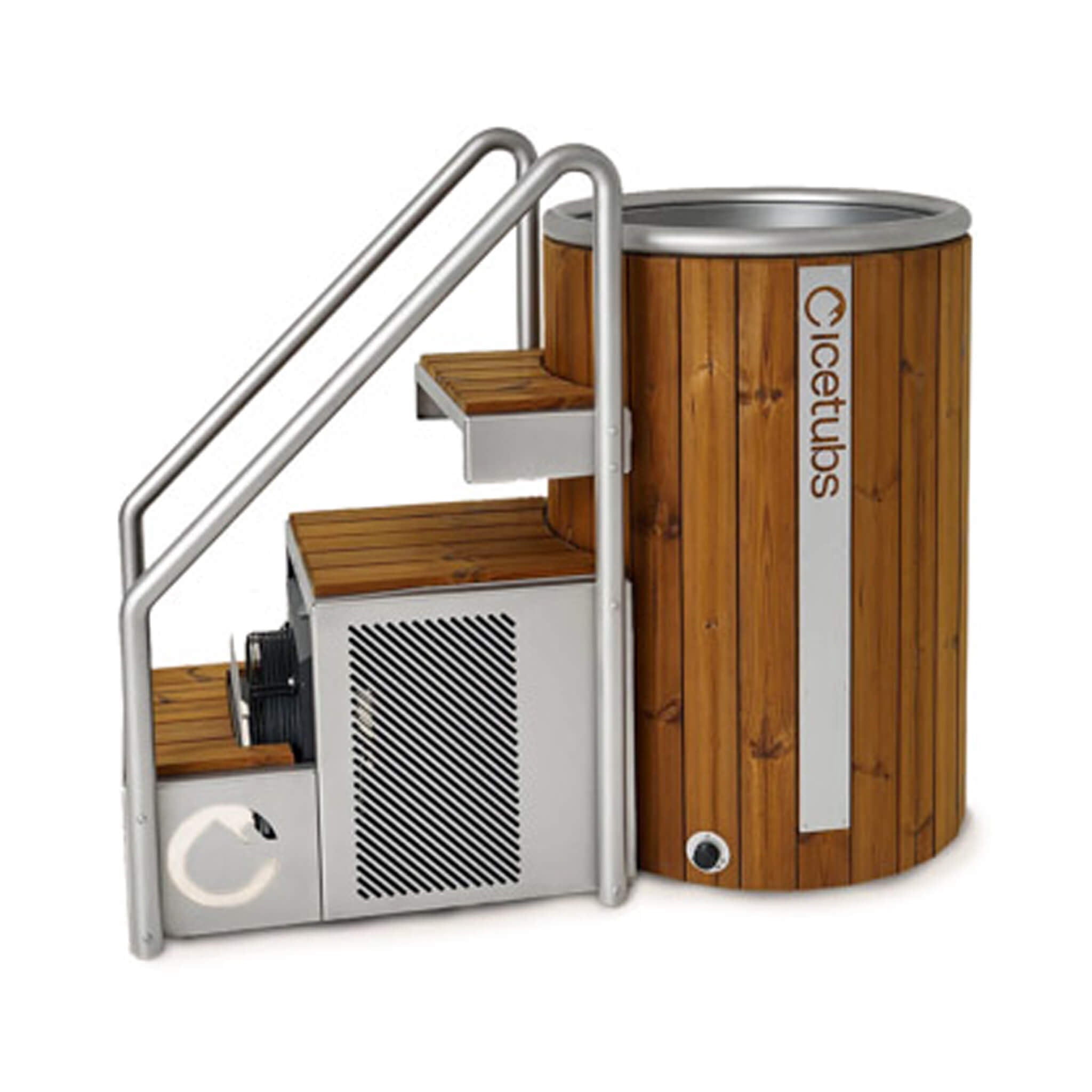 Icetubs IceBarrel Thermowood And Fiberglass Cold Plunge Immersion Tub (SAK68129) - The Vitality Estate