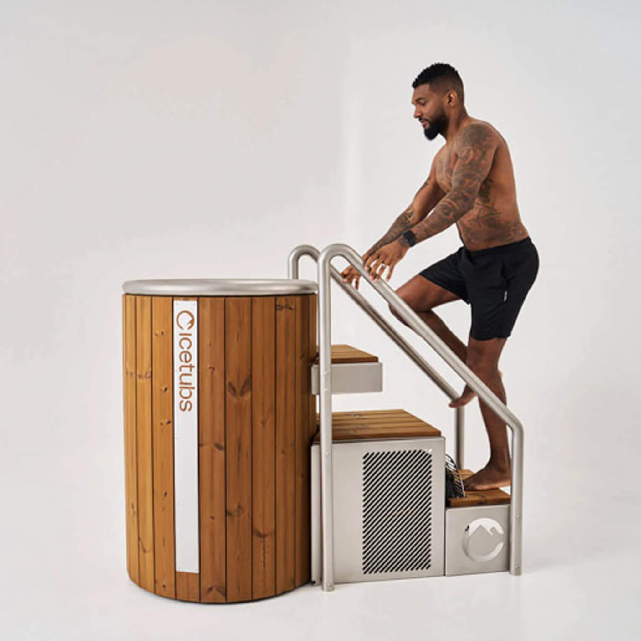 Icetubs IceBarrel Thermowood And Fiberglass Cold Plunge Immersion Tub (SAK68129) - The Vitality Estate