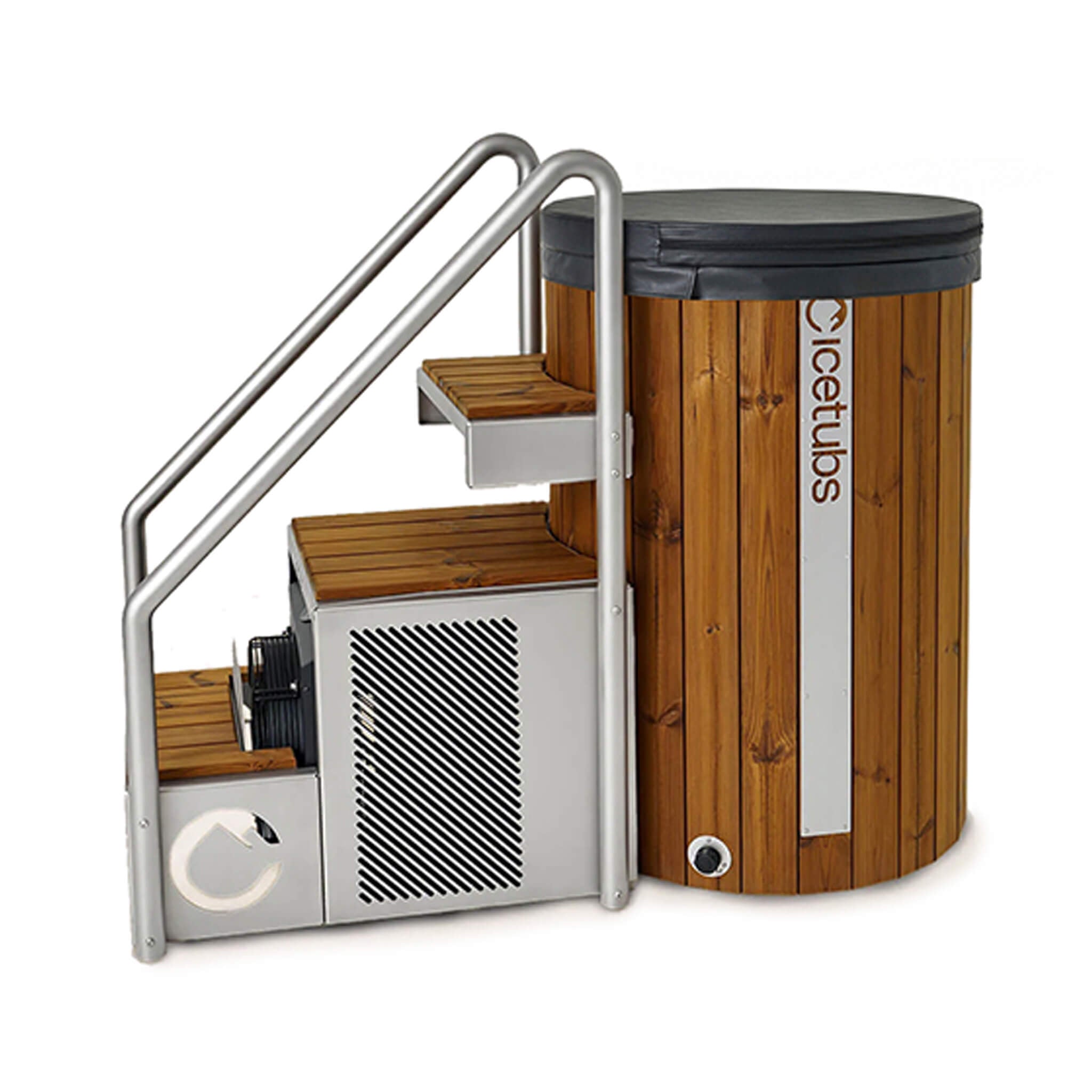 Icetubs IceBarrel Thermowood And Fiberglass Cold Plunge Immersion Tub (SAK68129) - The Vitality Estate