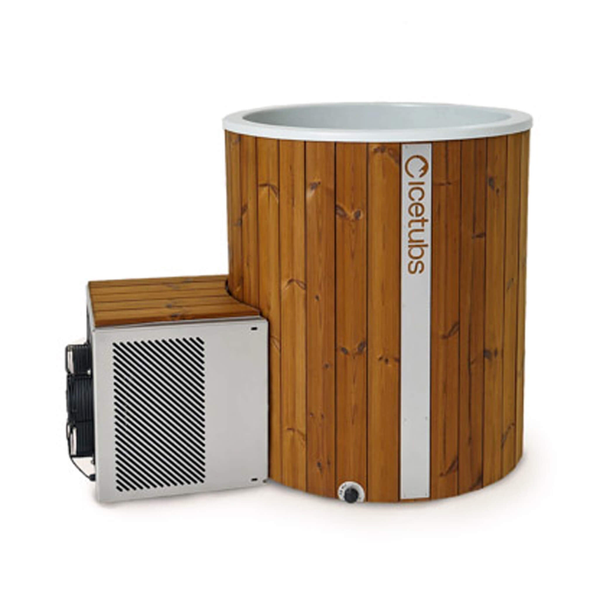 Icetubs IceBarrel XL Thermowood And Fiberglass Cold Plunge Immersion Tub (SAK35418) - The Vitality Estate