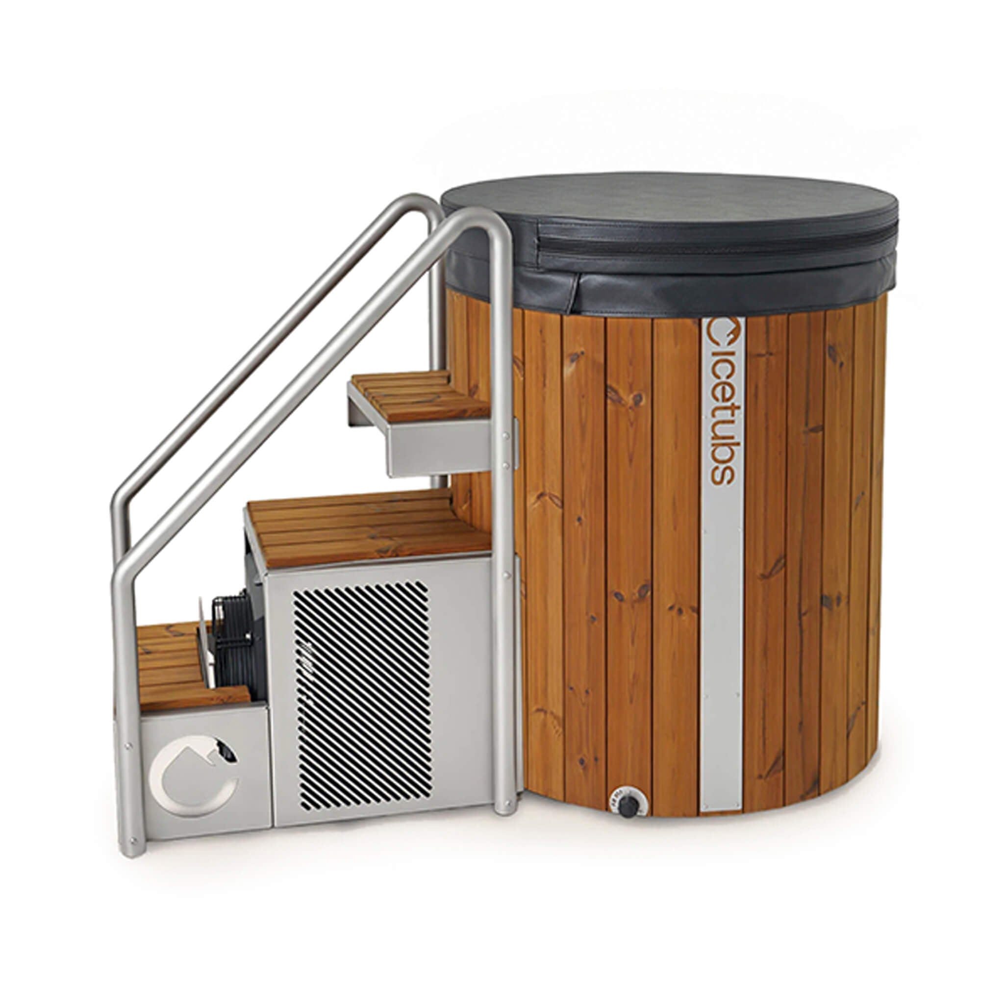 Icetubs IceBarrel XL Thermowood And Fiberglass Cold Plunge Immersion Tub (SAK35418) - The Vitality Estate