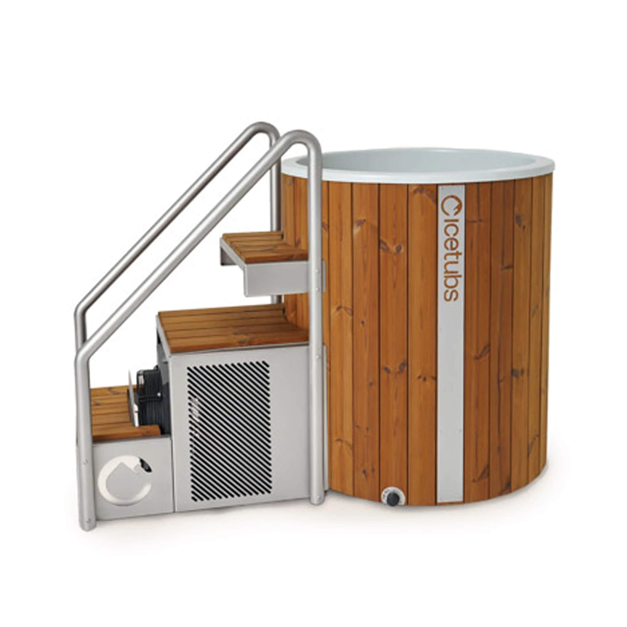 Icetubs IceBarrel XL Thermowood And Fiberglass Cold Plunge Immersion Tub (SAK35418) - The Vitality Estate