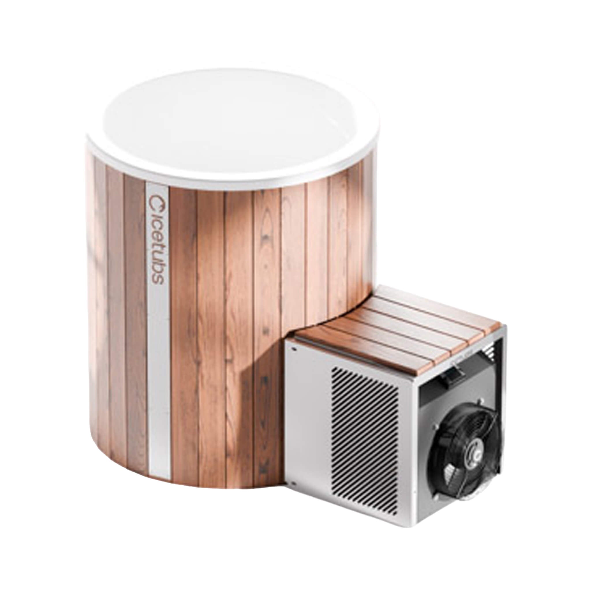 Icetubs IceBarrel XL Thermowood And Fiberglass Cold Plunge Immersion Tub (SAK35418) - The Vitality Estate