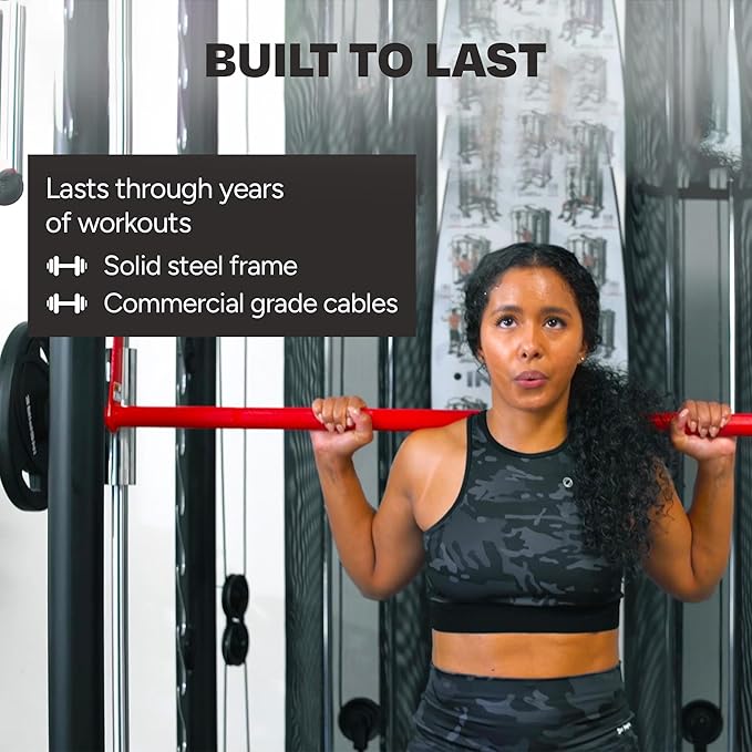 Inspire Fitness Functional Trainer Home Gym, SCS Smith Machine Cage System - Cable Machine Accessories - D-Handles, Ankle Strap & Multi-Function Belt - The Vitality Estate