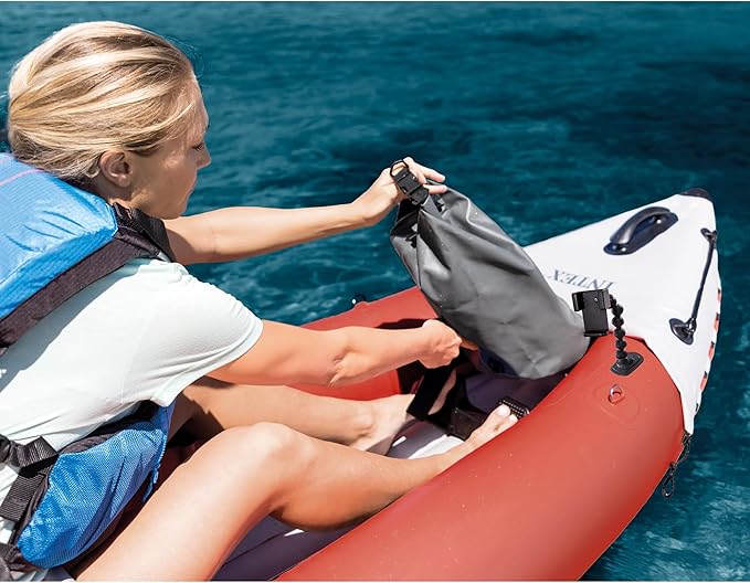 INTEX 68309EP Excursion Pro K2 Inflatable Kayak Set: Includes Deluxe 86in Kayak Paddles and High-Output Pump – SuperTough PVC – Adjustable Bucket Seat – 2-Person – 400lb Weight Capacity - The Vitality Estate
