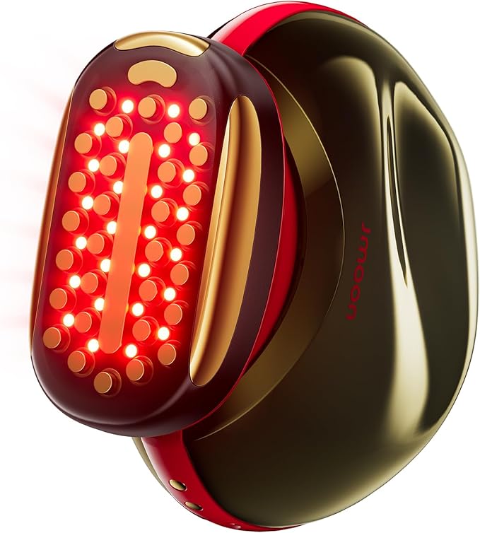 JMOON NouvelleSkin Facial Toning Device, FDA-Cleared Microcurrent Facial Device and Red Light Therapy for Face, 4 Modes & 5 Intensity Levels for Personalized Face Lift & Smoothing. M30U PR - The Vitality Estate