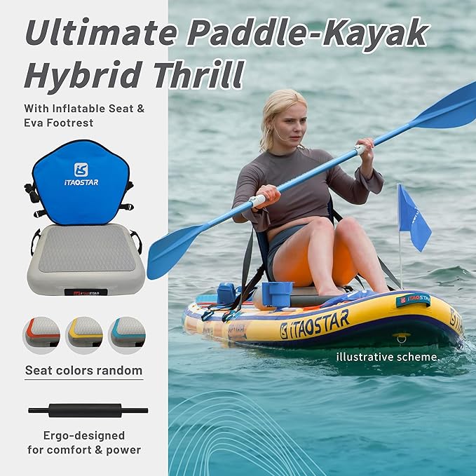 Journey 11'6" / 11'×34" / 11'×35" Extra Wide Paddle Board, One-Stop Premium SUP Board Accessories, Tailored Fins, Stable Inflatable Stand Up Paddle Boards for Youth/Adults of All Skill Levels - The Vitality Estate