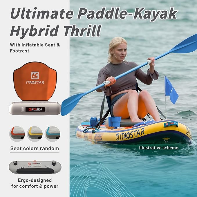 Journey 11'6" / 11'×34" / 11'×35" Extra Wide Paddle Board, One-Stop Premium SUP Board Accessories, Tailored Fins, Stable Inflatable Stand Up Paddle Boards for Youth/Adults of All Skill Levels - The Vitality Estate