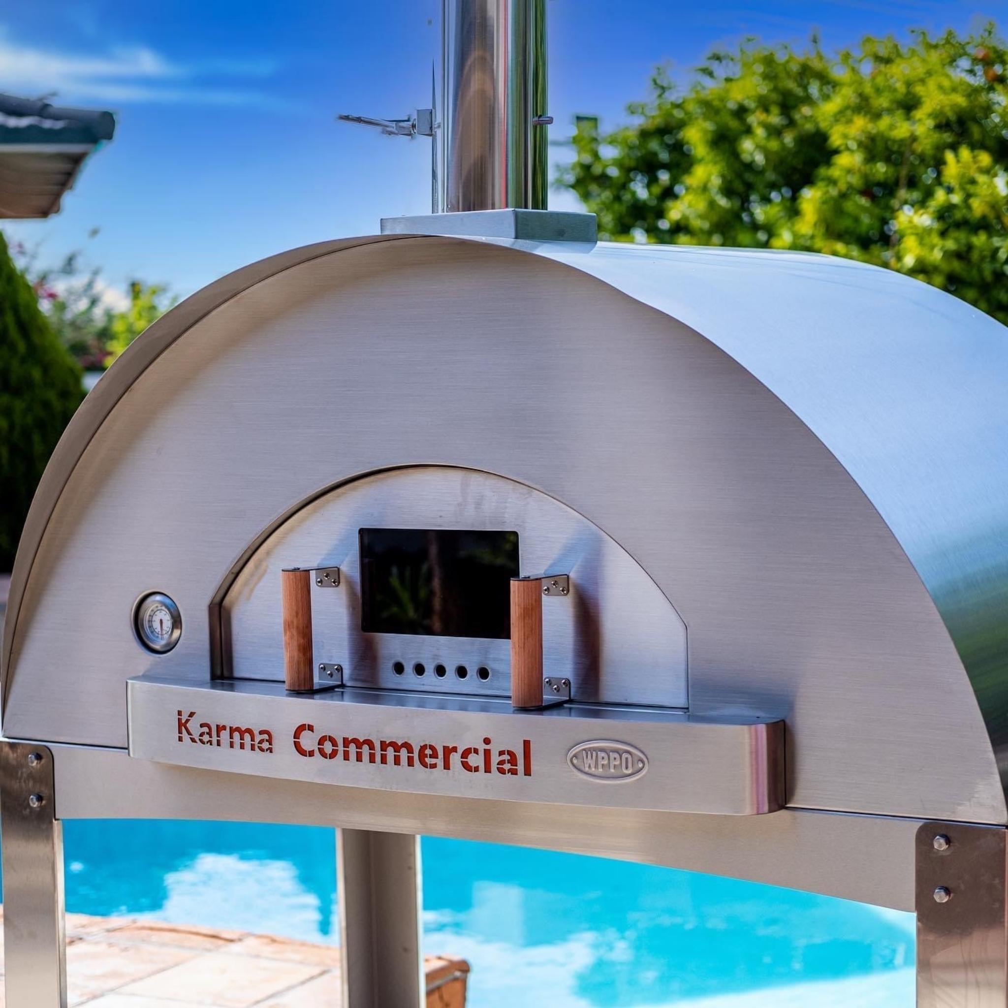 Karma 55 304 Stainless Steel Commercial Wood-Fired Oven - The Vitality Estate