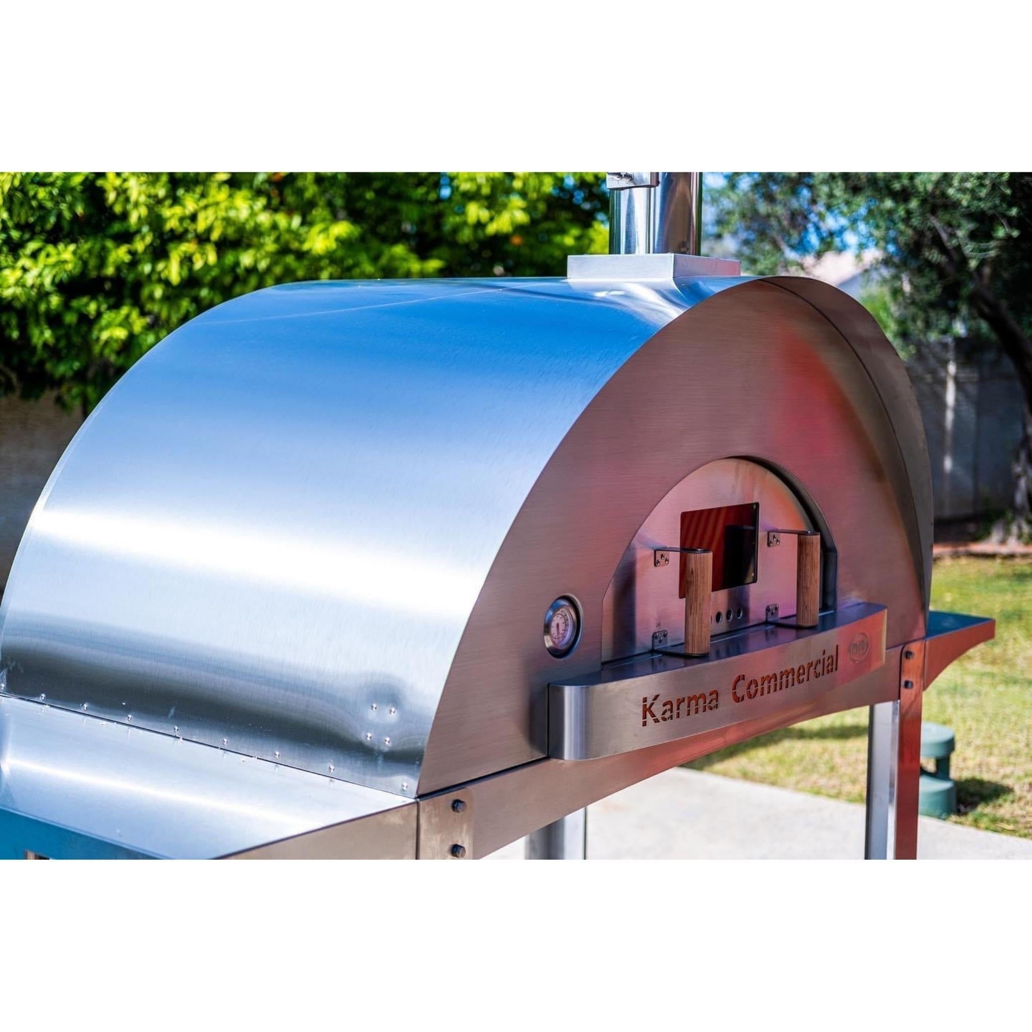 Karma 55 304 Stainless Steel Commercial Wood-Fired Oven - The Vitality Estate