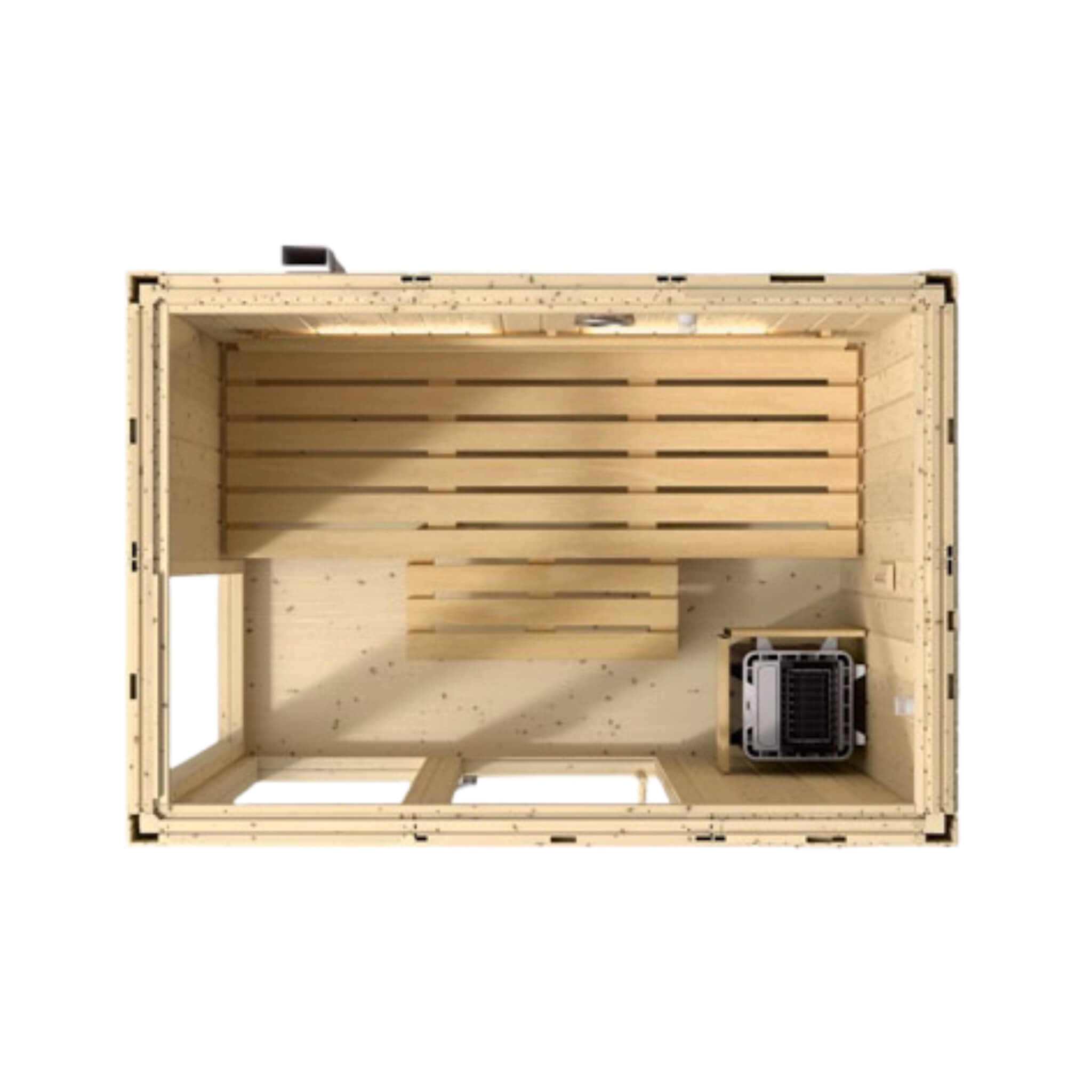 Kohler C1 Luxury Indoor Scandinavian Spruce Home Sauna Kit (SAK60418) - The Vitality Estate