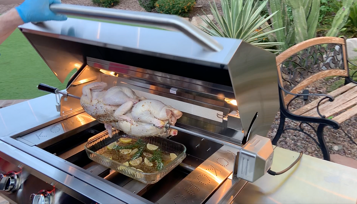 KoKoMo 32” Gas Grill with 4 Burners, Laser-Cut Grates & Back Burner - The Vitality Estate