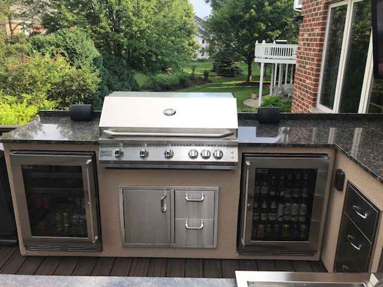 KoKoMo 40” Gas Grill with 5 Burners and Back Burner - The Vitality Estate