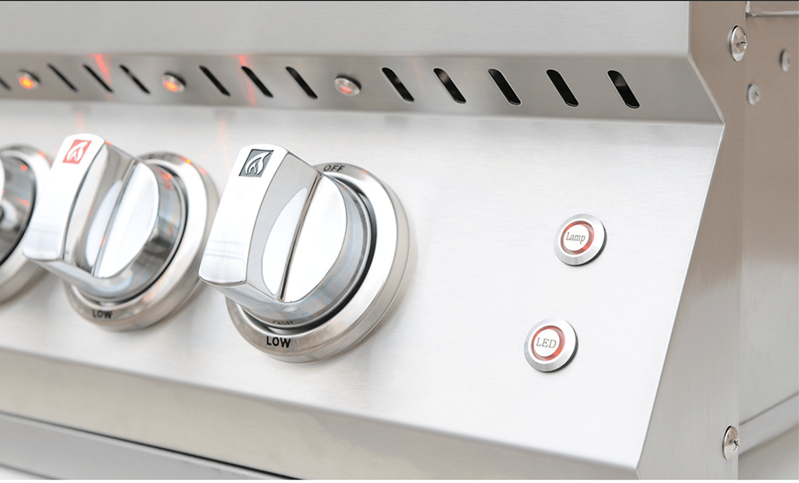 KoKoMo BBQ Grill 32 Inch - Professional 4-Burner Cart Made of Premium 304 Stainless Steel - The Vitality Estate