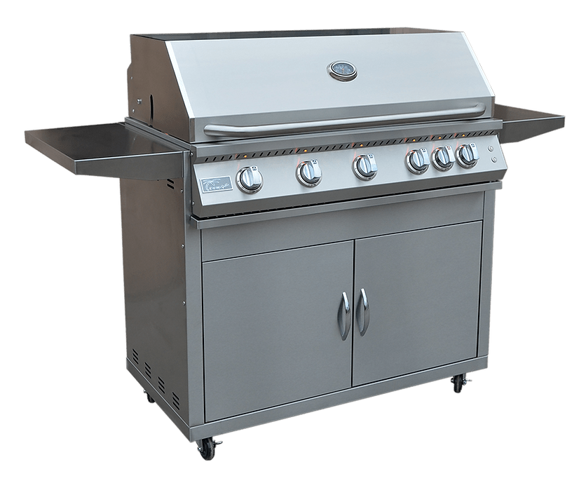 KoKoMo BBQ Grill 40” Professional 5-Burner Freestanding Cart Model - The Vitality Estate