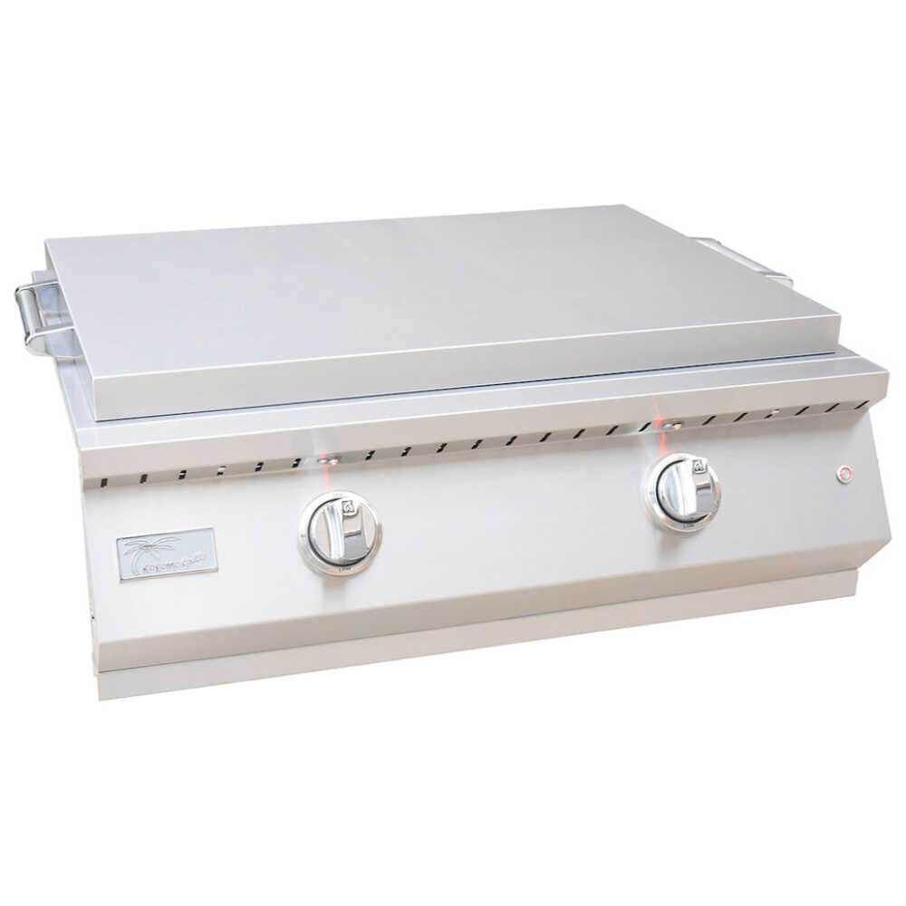 KoKoMo Grills 30-Inch Professional 36K BTU Griddle Outdoor Kitchen Flat Grill With Illuminted Control Knobs (SAK28914) - The Vitality Estate