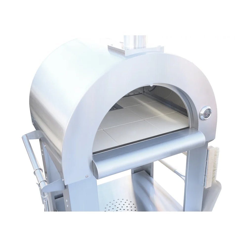 KoKoMo Grills Premium 32-Inch Stainless Steel Wood Fired Pizza Oven [KO-PIZZAOVEN] (SAK92618) - The Vitality Estate