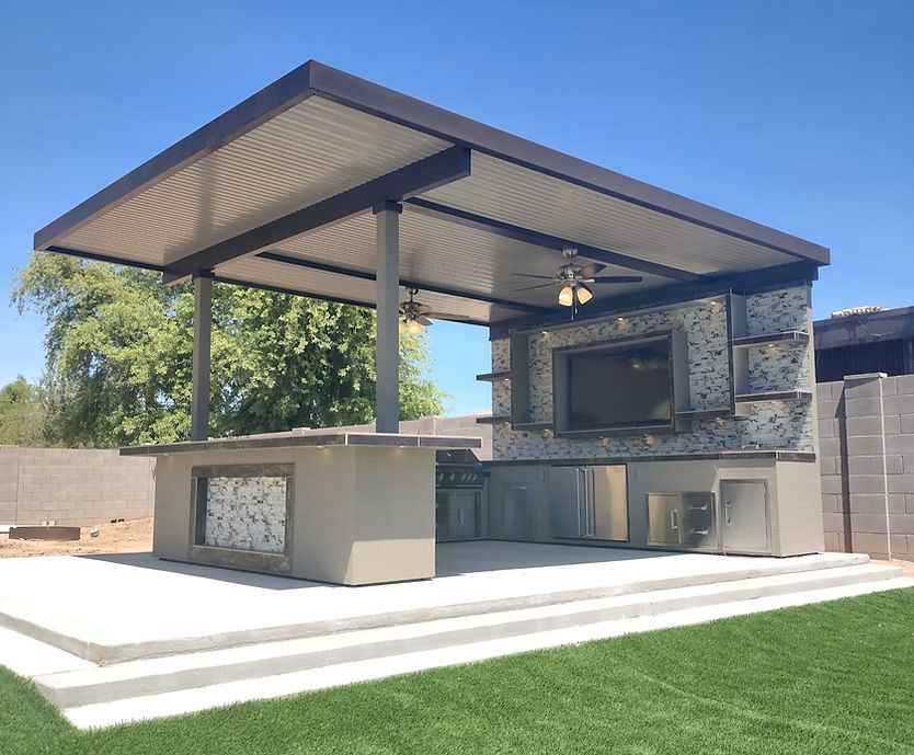 KoKoMo Montego Outdoor Kitchen BBQ Island – Stylish Built-In Grill Island for Patios - The Vitality Estate