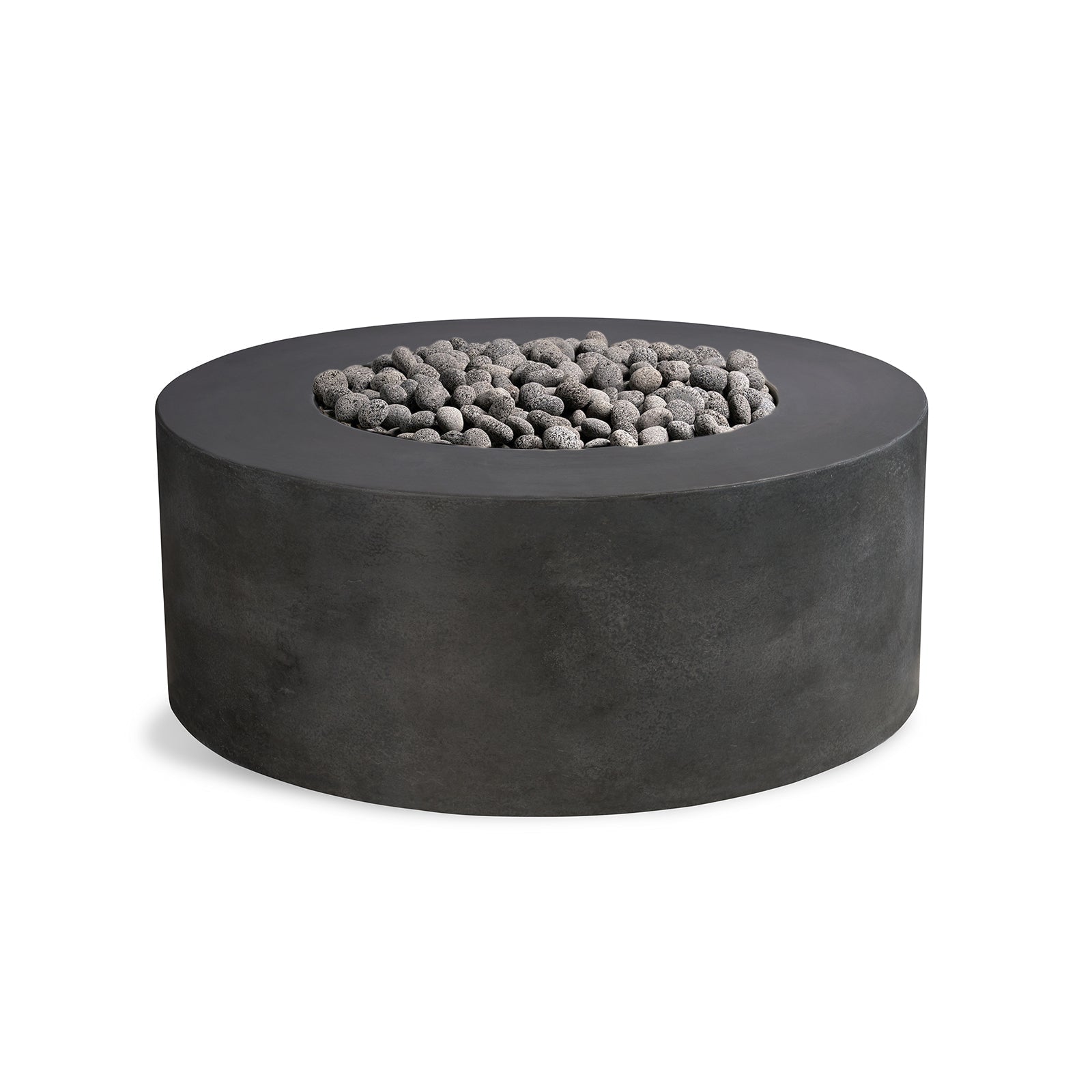 Kylindros - Cylinder Concrete Fire Pit Table - The Vitality Estate