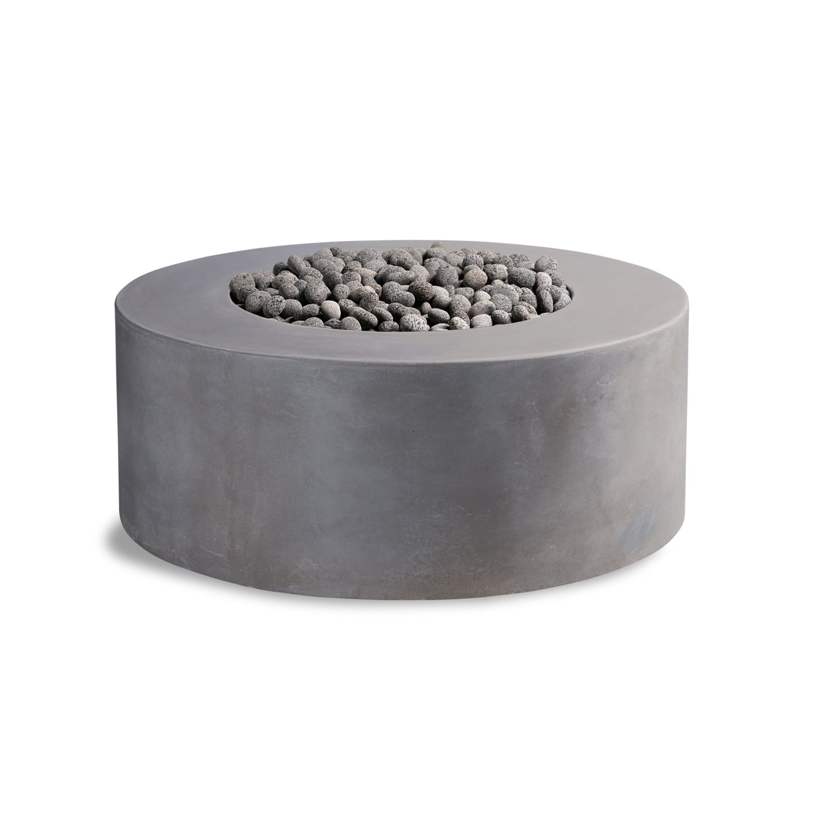 Kylindros - Cylinder Concrete Fire Pit Table - The Vitality Estate