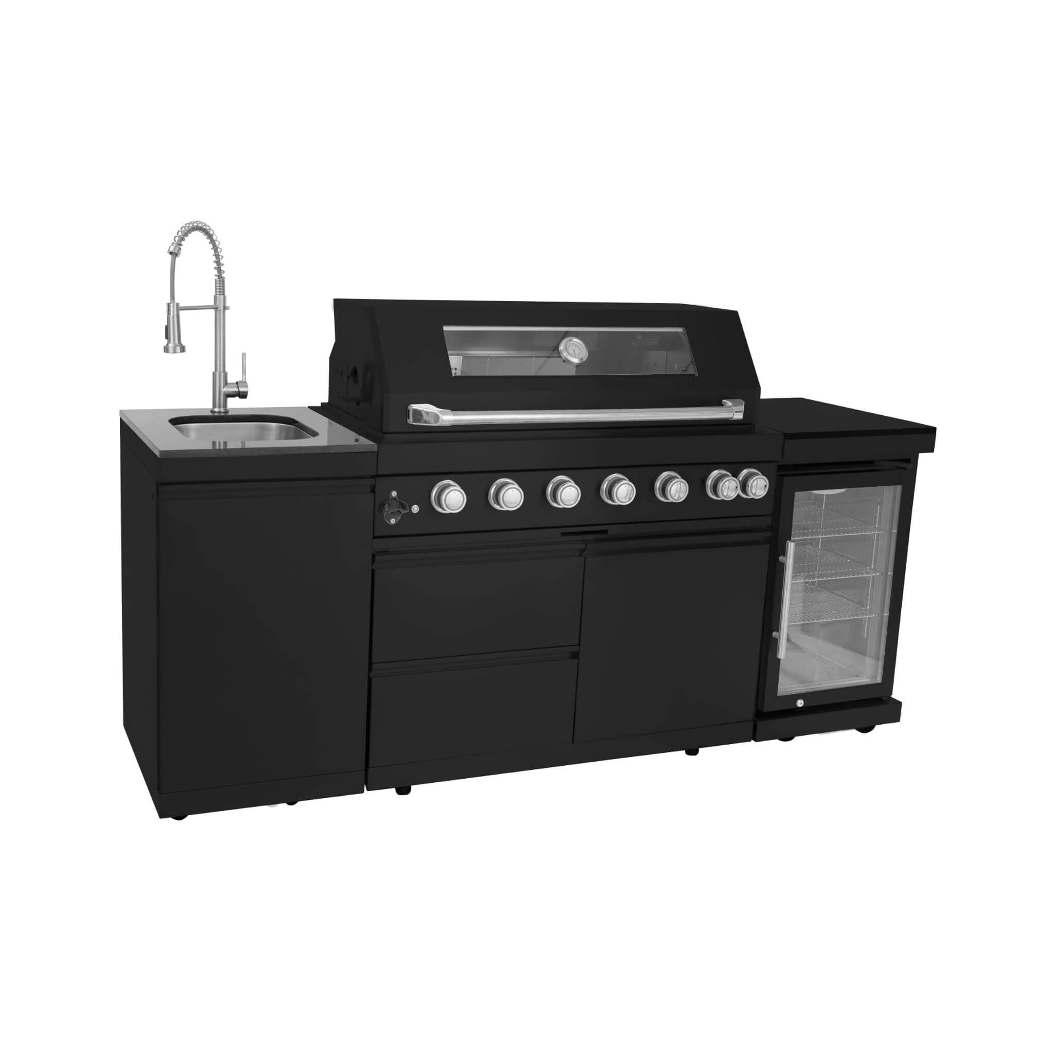 Large 68L Stainless Steel Single-Door Fridge For Outdoor Kitchen Islands (SAK15296) - The Vitality Estate