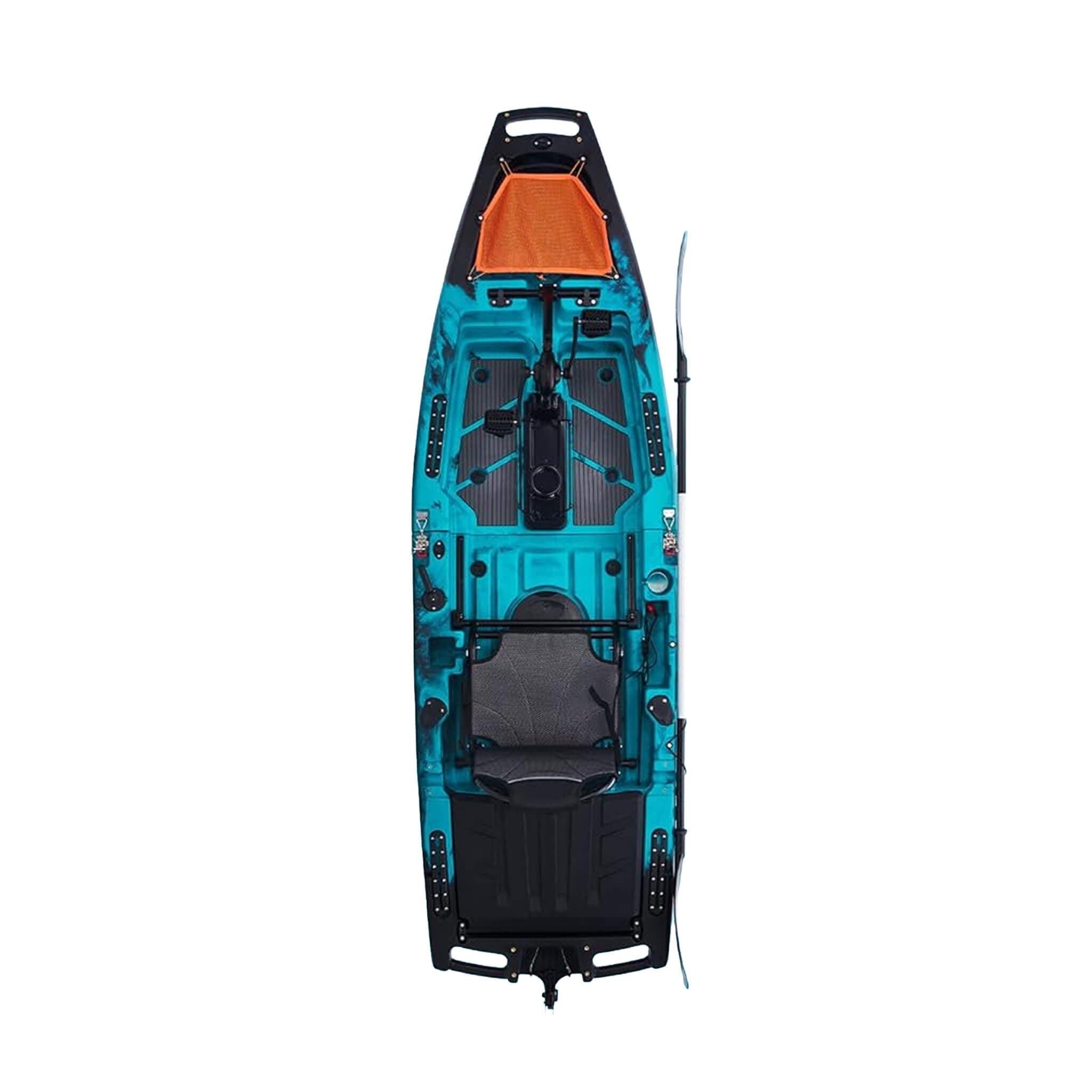 Lightweight 10FT 1-Person Modular Fishing Kayak With Propeller Drive System (SAK67032) - The Vitality Estate