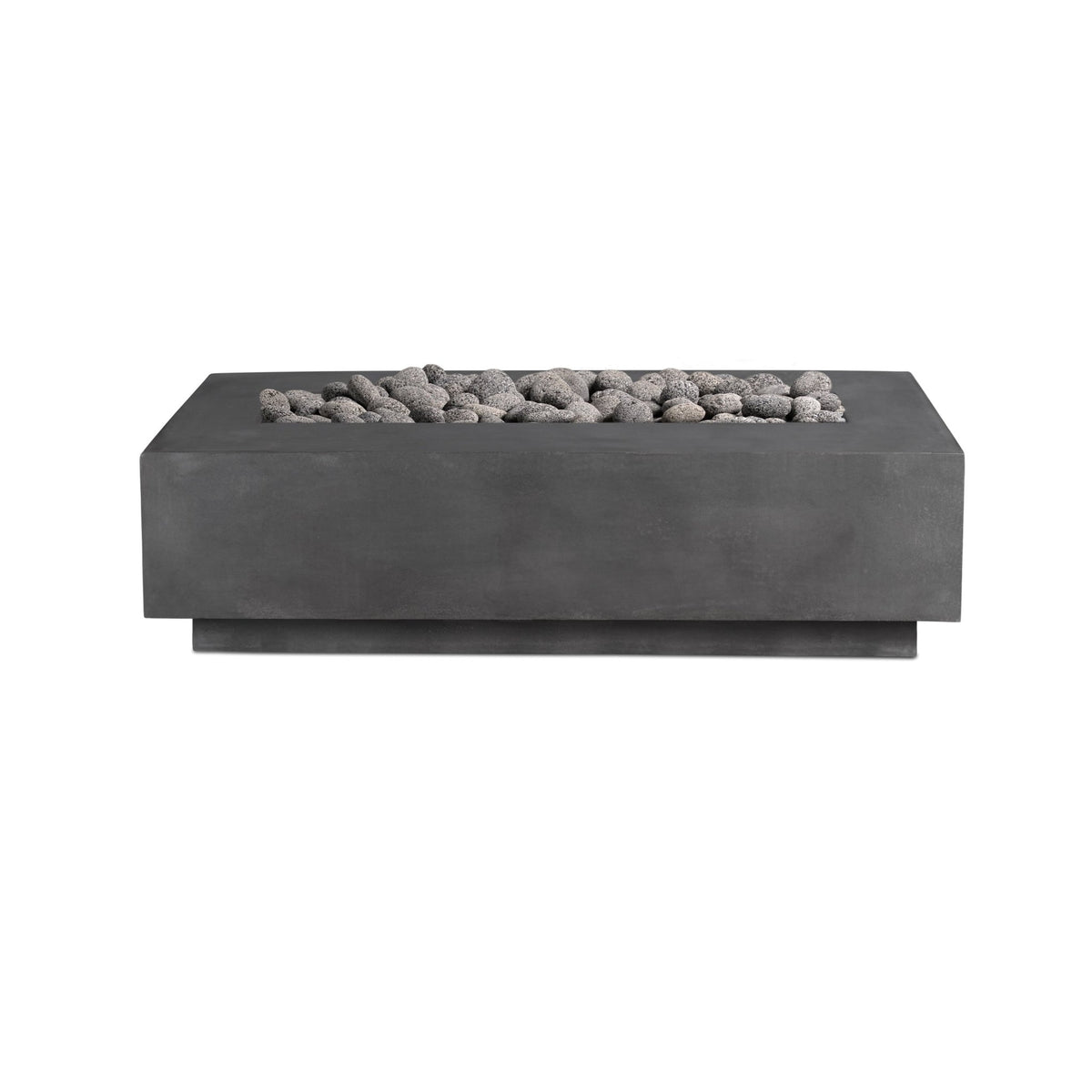 Lineal | Rectangular Concrete Fire Table - The Vitality Estate