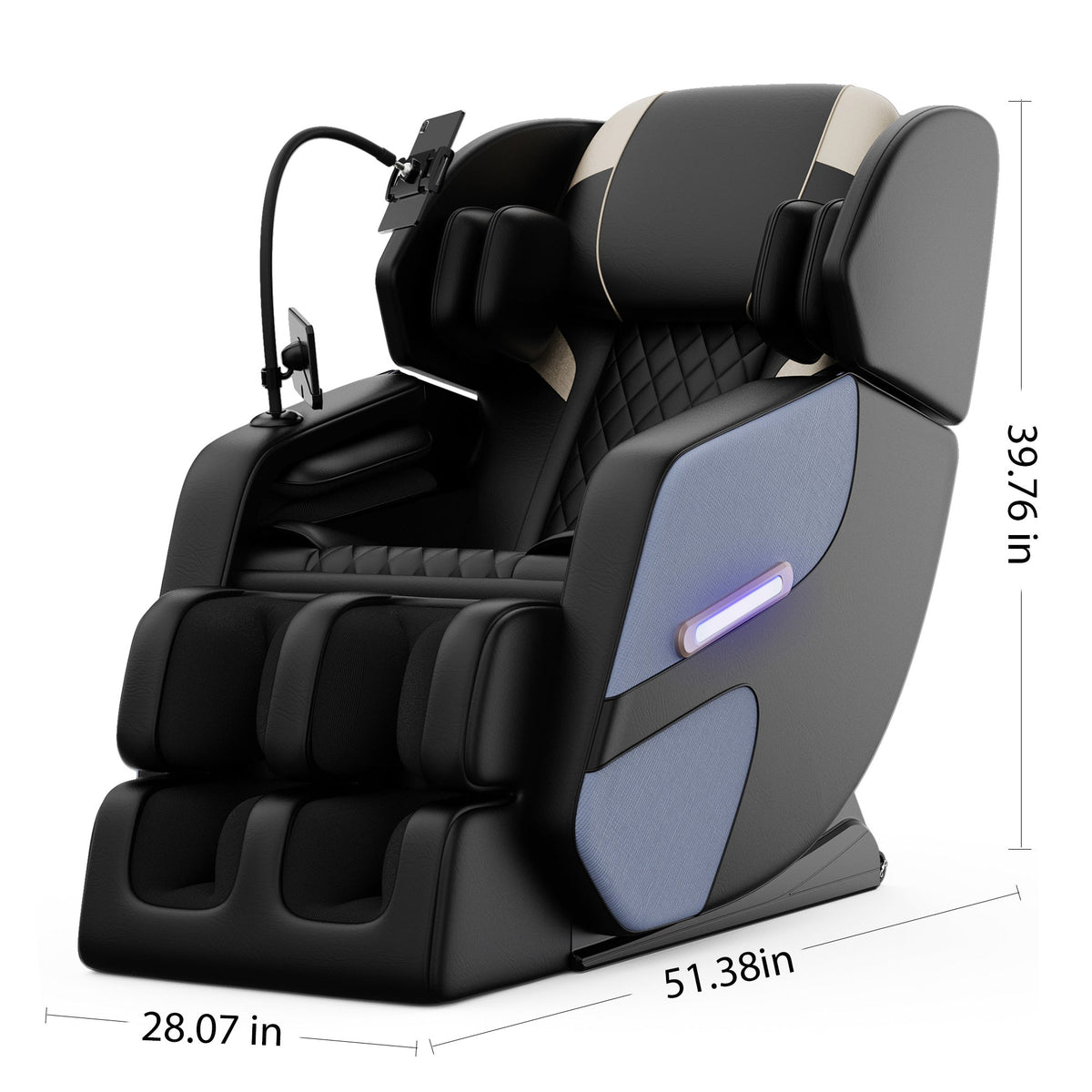 Massage Chair Recliner with Zero Gravity and Full Body Air Pressure - The Vitality Estate