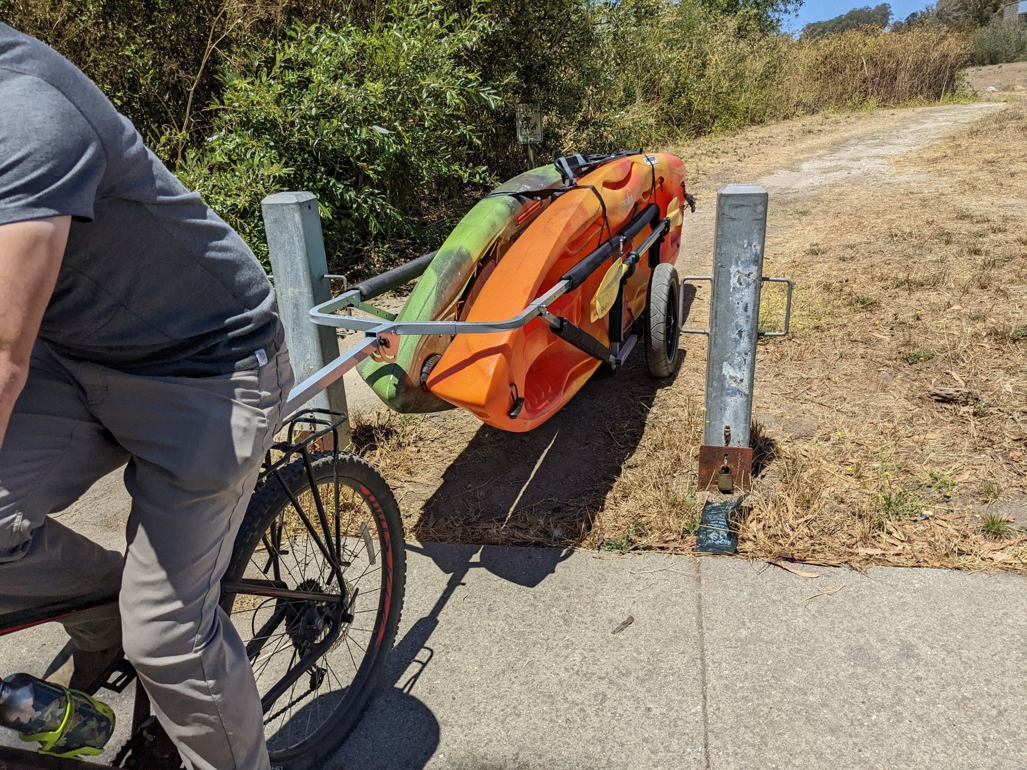 MBB SUP and Kayak Trailer V1 - Steel Frame - The Vitality Estate