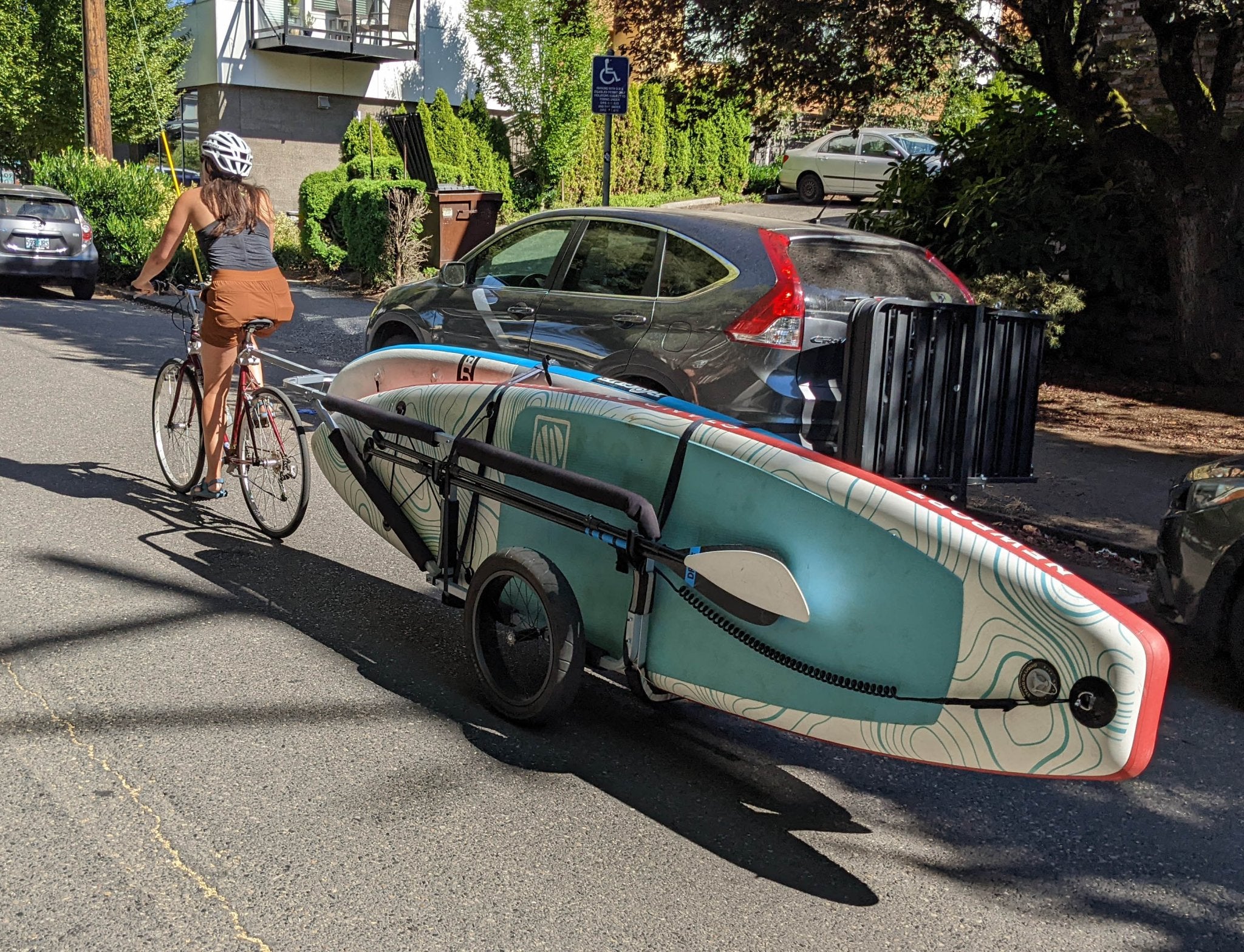 MBB SUP and Kayak Trailer V1 - Steel Frame - The Vitality Estate