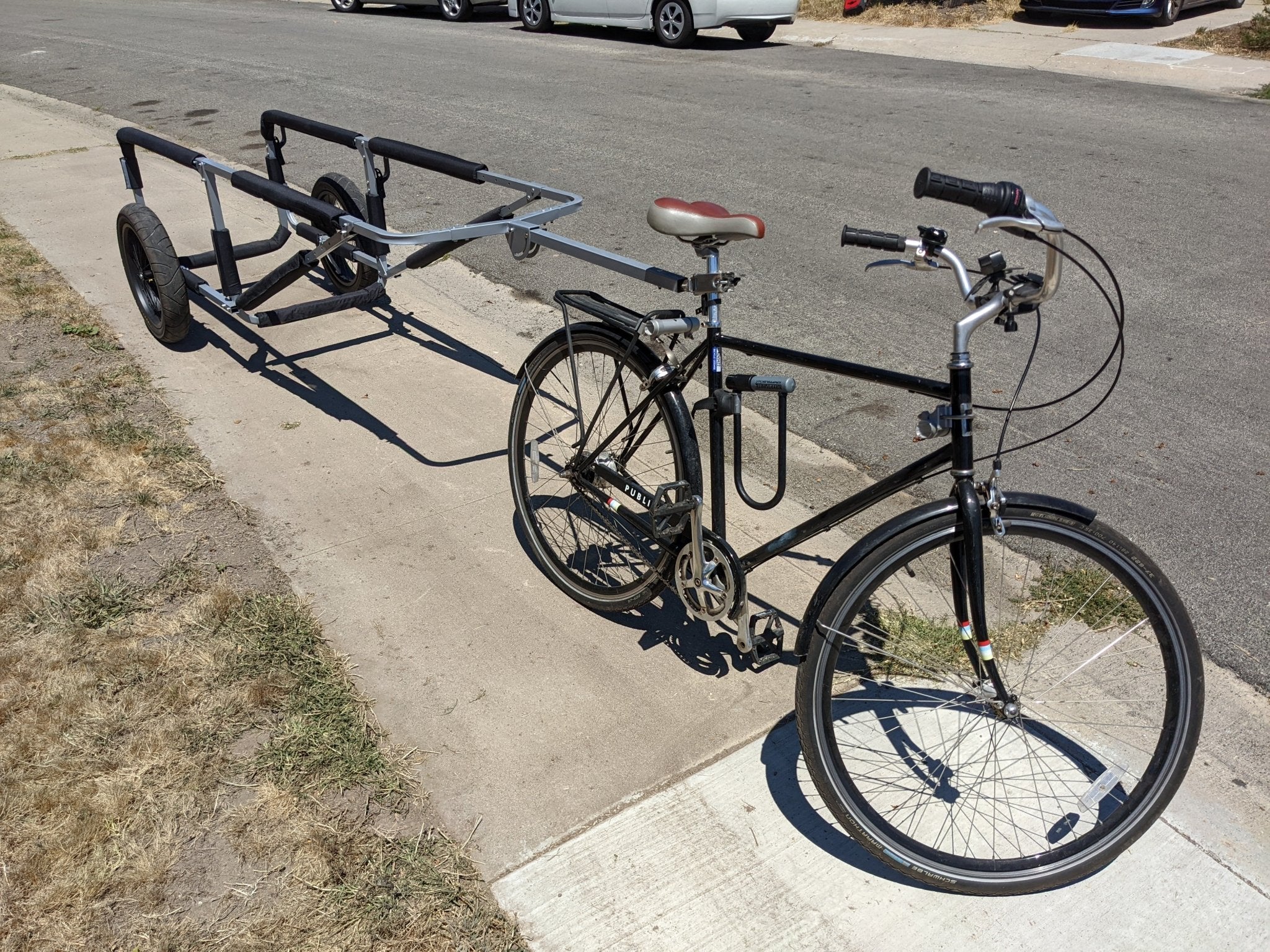 MBB SUP and Kayak Trailer V1 - Steel Frame - The Vitality Estate