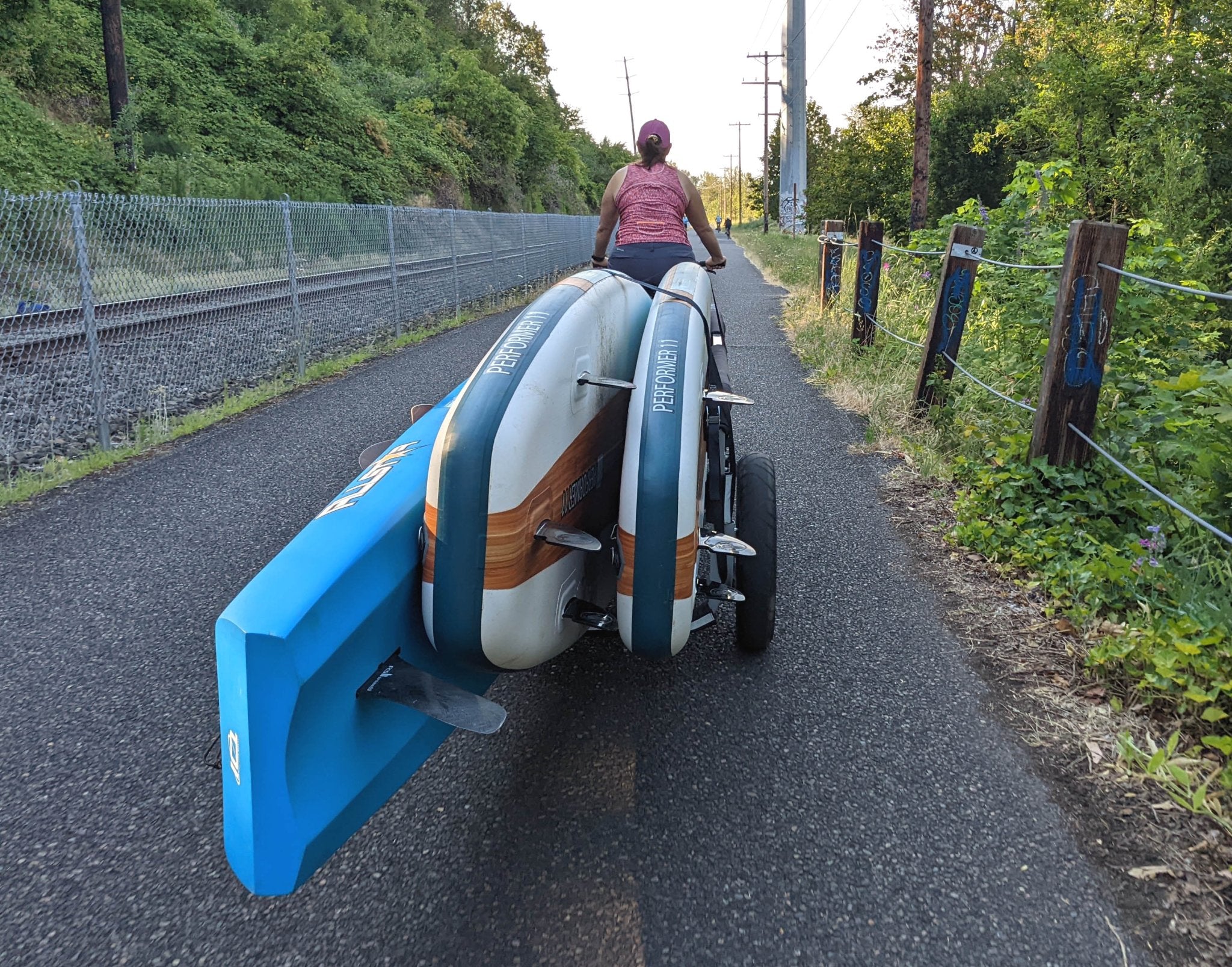 MBB SUP and Kayak Trailer V1 - Steel Frame - The Vitality Estate