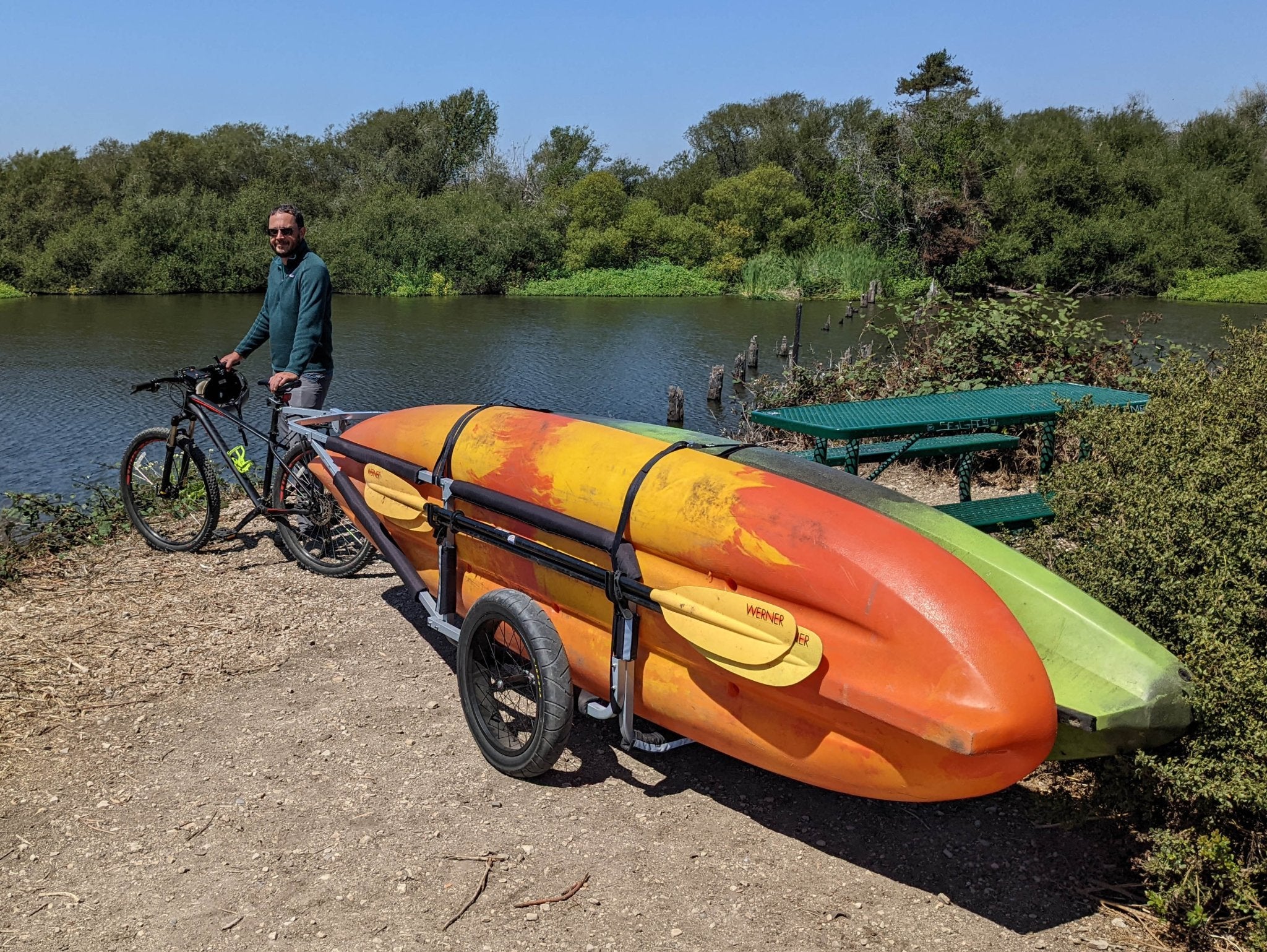 MBB SUP and Kayak Trailer V1 - Steel Frame - The Vitality Estate