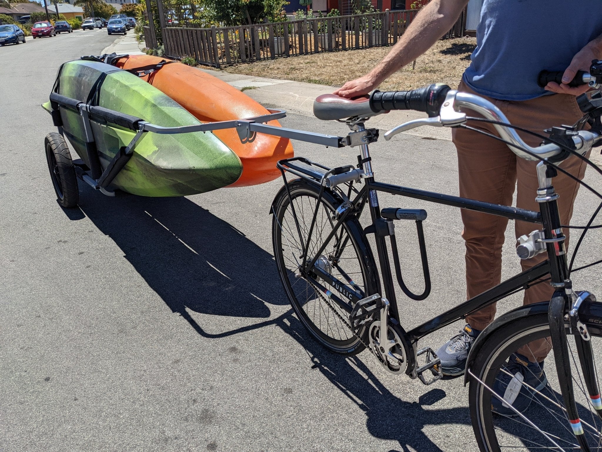 MBB SUP and Kayak Trailer V1 - Steel Frame - The Vitality Estate