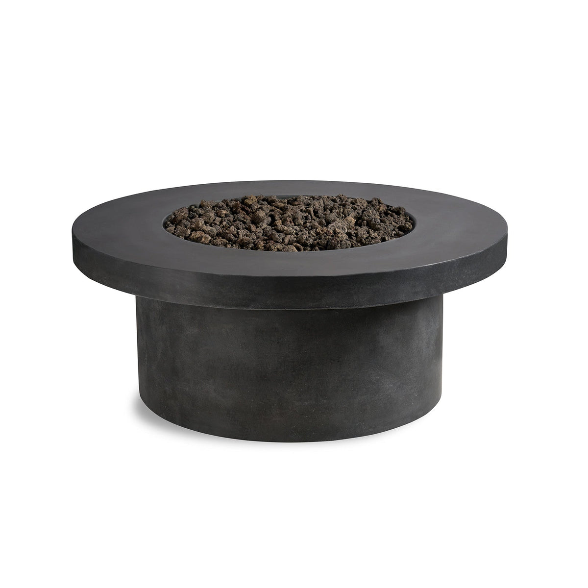 Mirasol - Circular Concrete Fire Pit Table - The Vitality Estate