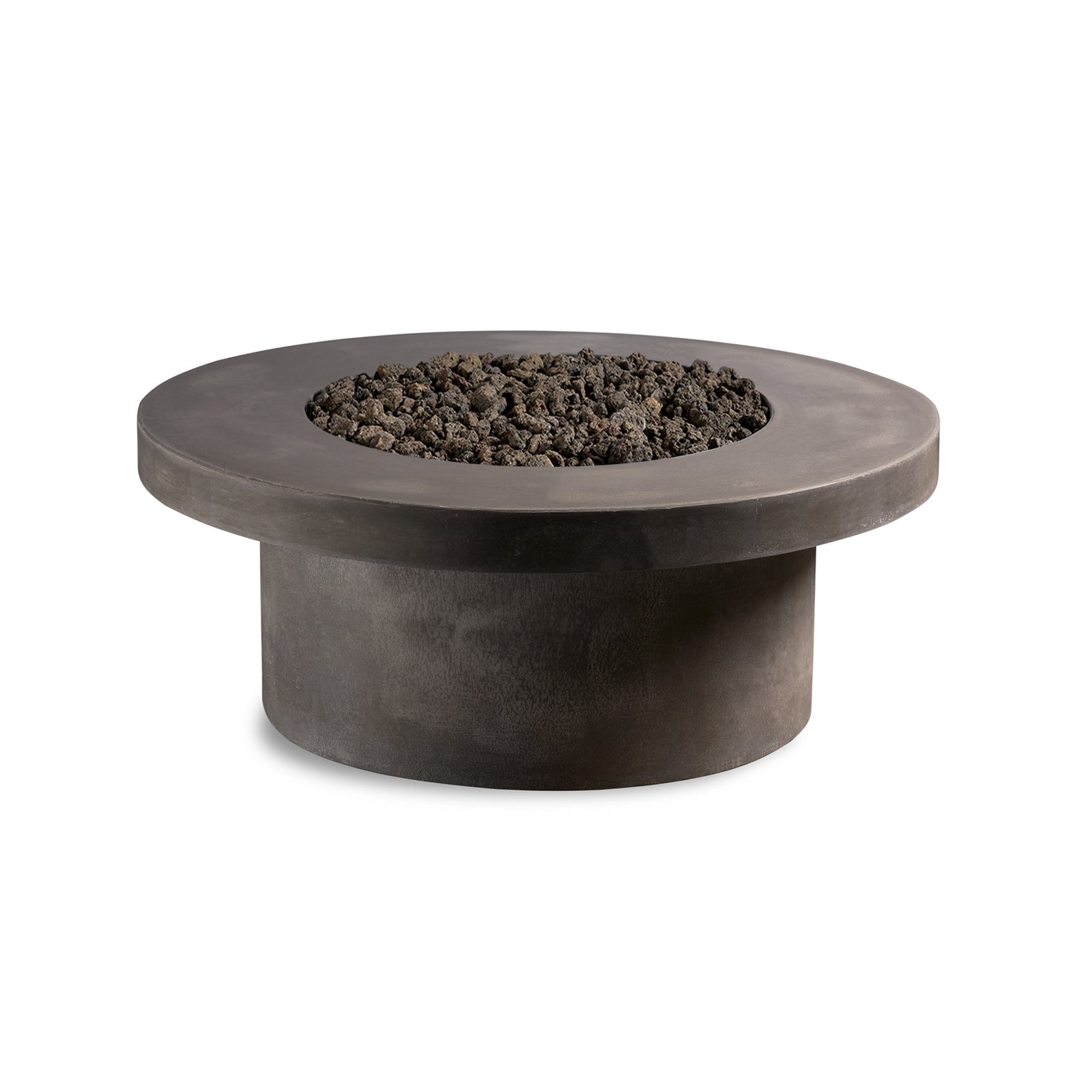 Mirasol - Circular Concrete Fire Pit Table - The Vitality Estate