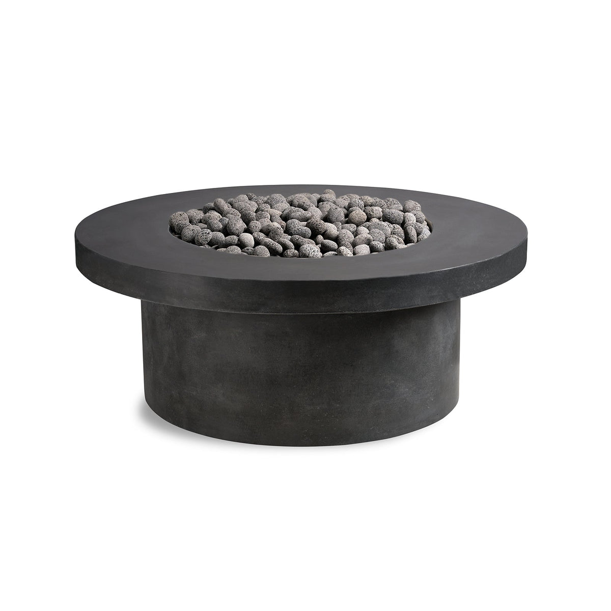 Mirasol - Circular Concrete Fire Pit Table - The Vitality Estate