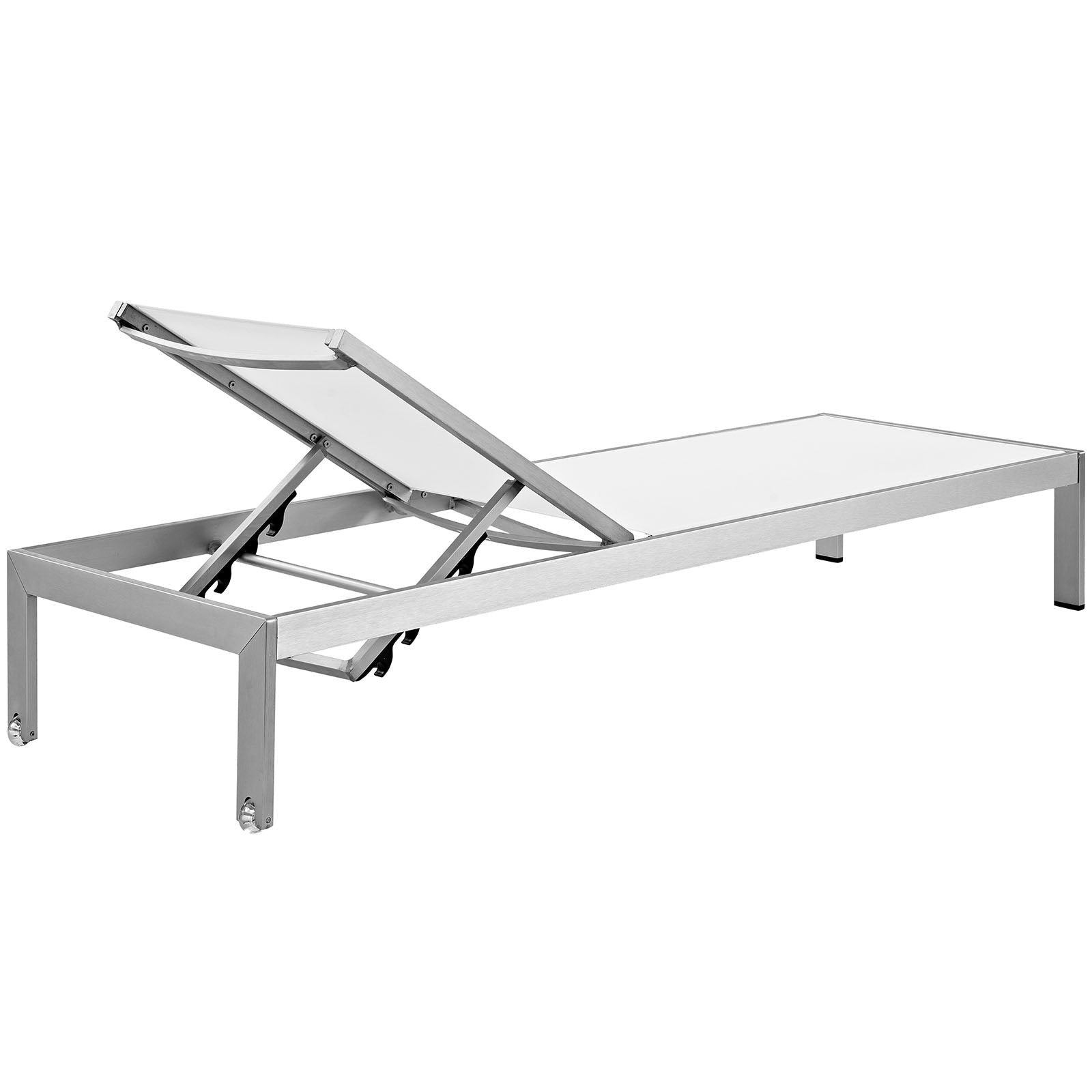 Modway Shore Outdoor Chaise Lounge Set – 6-Piece Aluminum Patio Collection - The Vitality Estate
