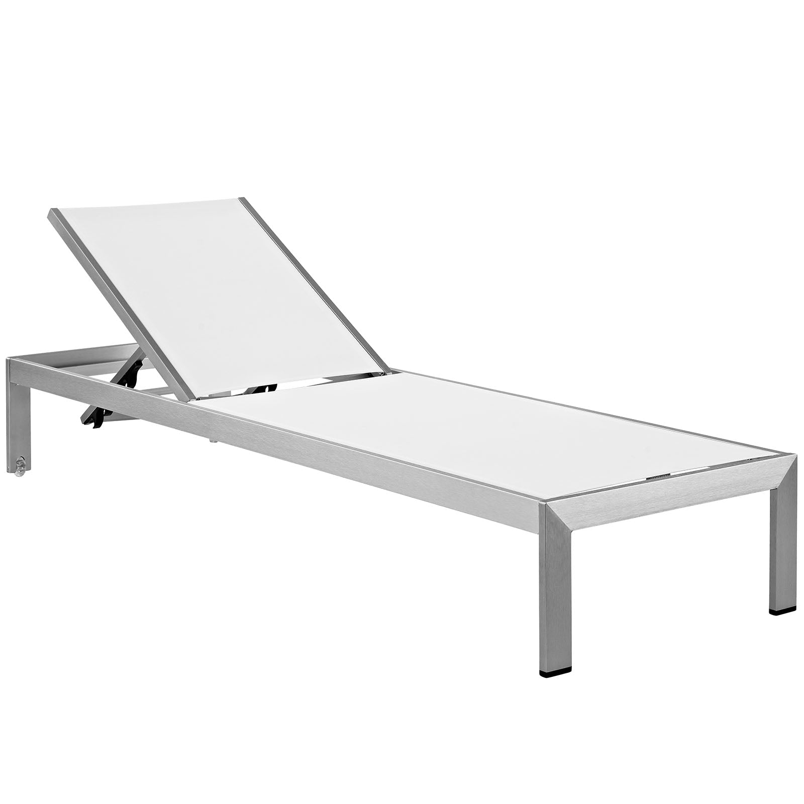 Modway Shore Outdoor Chaise Lounge Set – 6-Piece Aluminum Patio Collection - The Vitality Estate