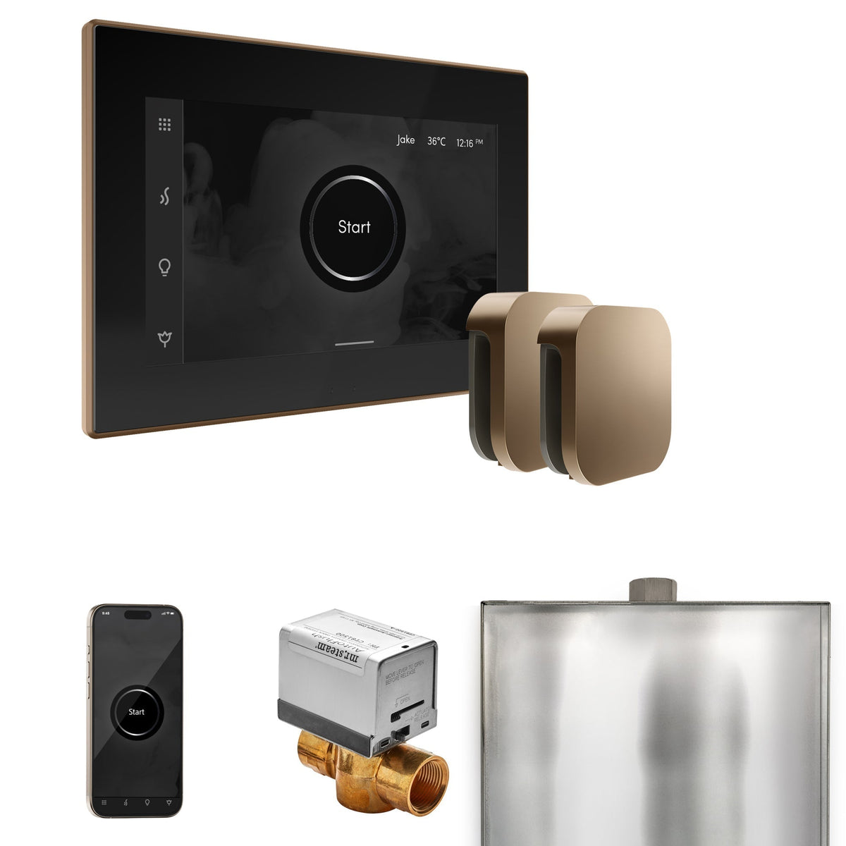 Mr. Steam XButler Max Steam Shower Control Package with iSteamX Control and Steamhead - The Vitality Estate