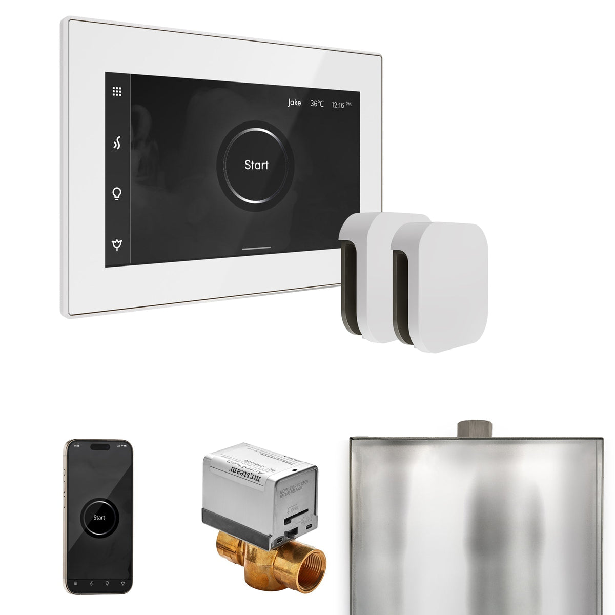 Mr. Steam XButler Max Steam Shower Control Package with iSteamX Control and Steamhead - The Vitality Estate
