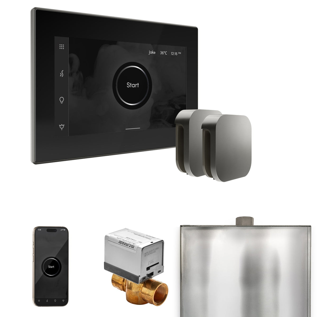 Mr. Steam XButler Max Steam Shower Control Package with iSteamX Control and Steamhead - The Vitality Estate