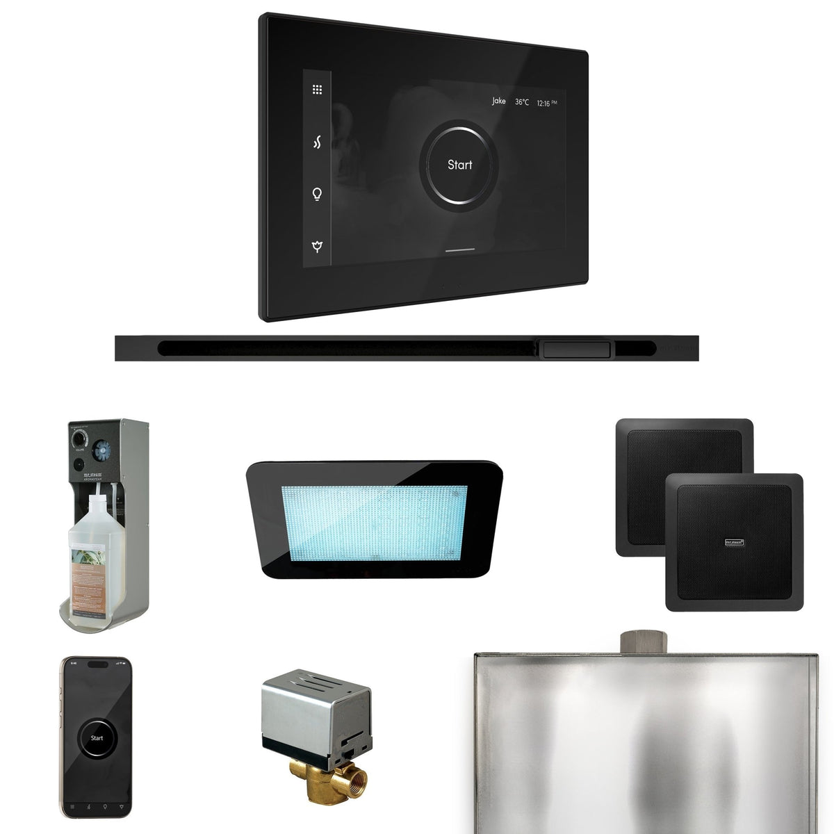Mr. Steam XDream Steam Shower Control Package with iSteamX Control and Linear Steamhead - The Vitality Estate