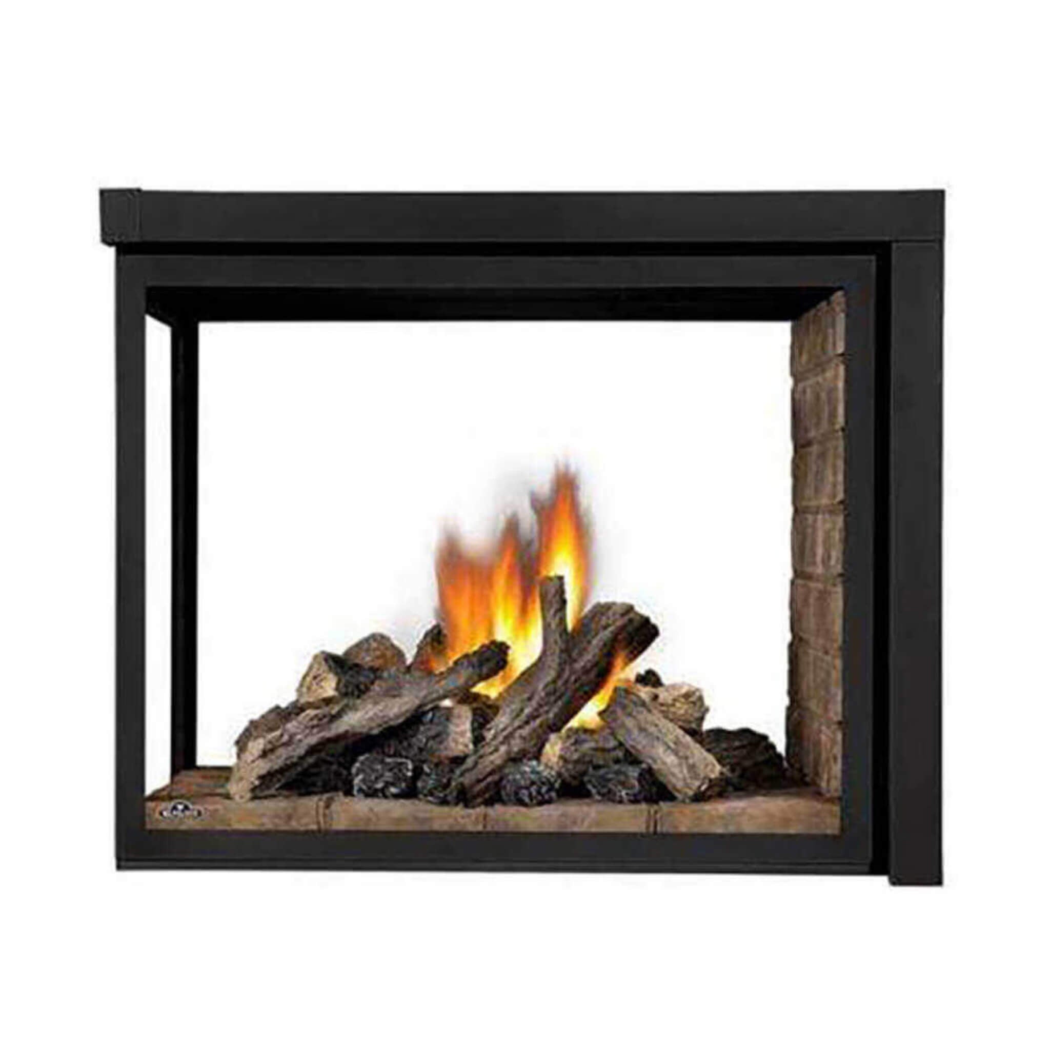 Napoleon Ascent Multi-View 3-Sided Log Set Direct Vent Natural Gas Fireplace [BHD4PNA] (SAK75492) - The Vitality Estate