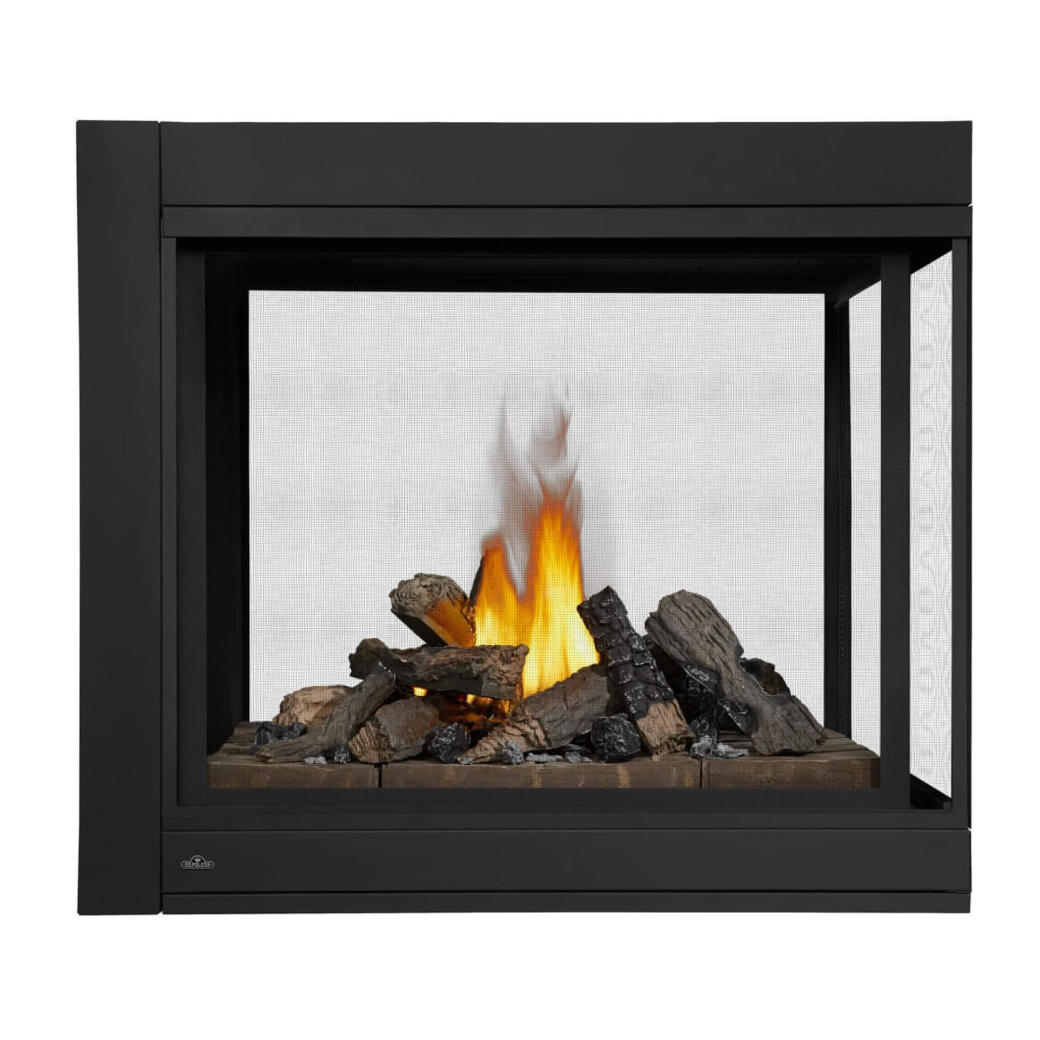 Napoleon Ascent Multi-View 3-Sided Log Set Direct Vent Natural Gas Fireplace [BHD4PNA] (SAK75492) - The Vitality Estate