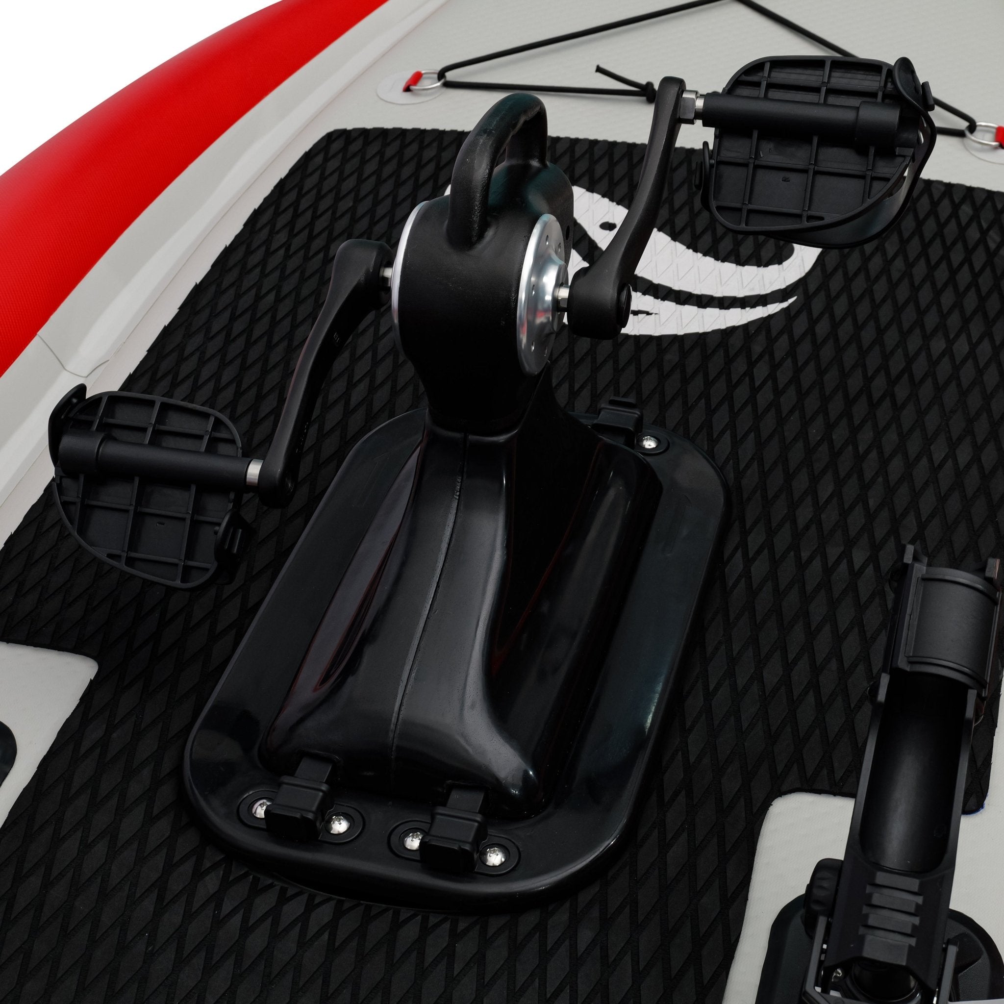 Nautiqua | ARUBA | Deluxe Paddleboard Fishing Pedal Kayak | Red - The Vitality Estate