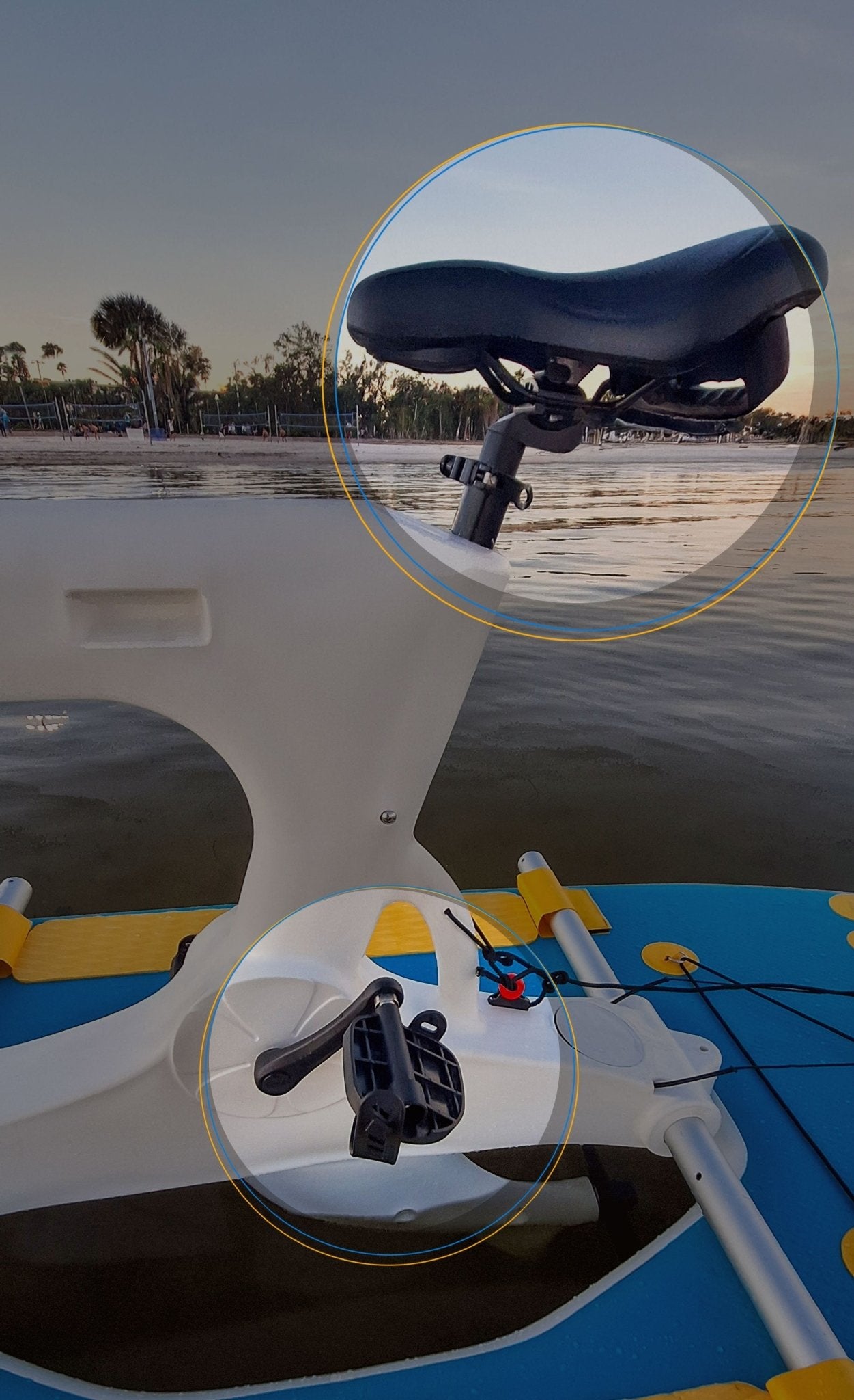 Nautiqua | BELIZE | Premium Paddleboard Water Bike - The Vitality Estate